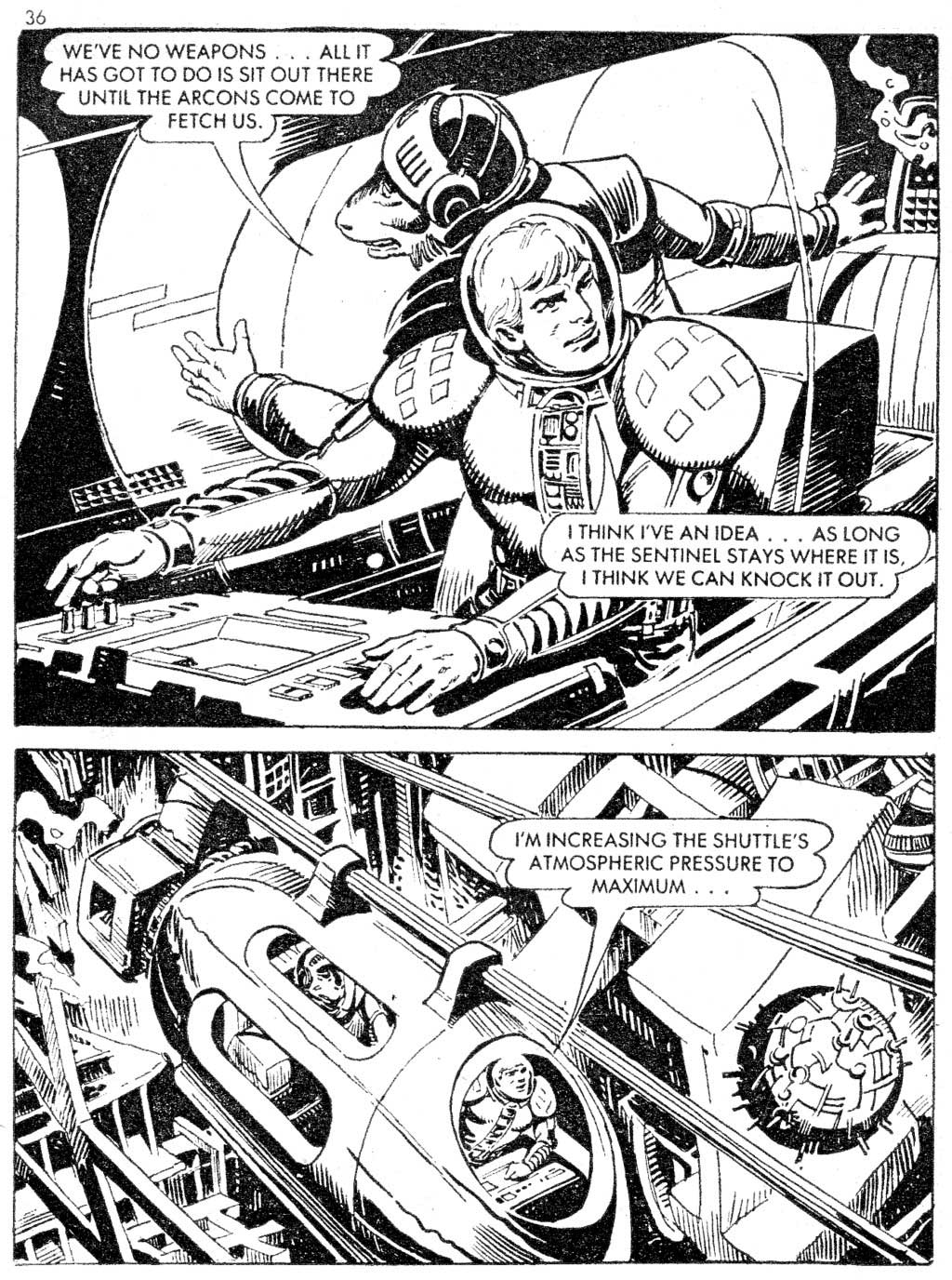 Read online Starblazer comic -  Issue #159 - 36