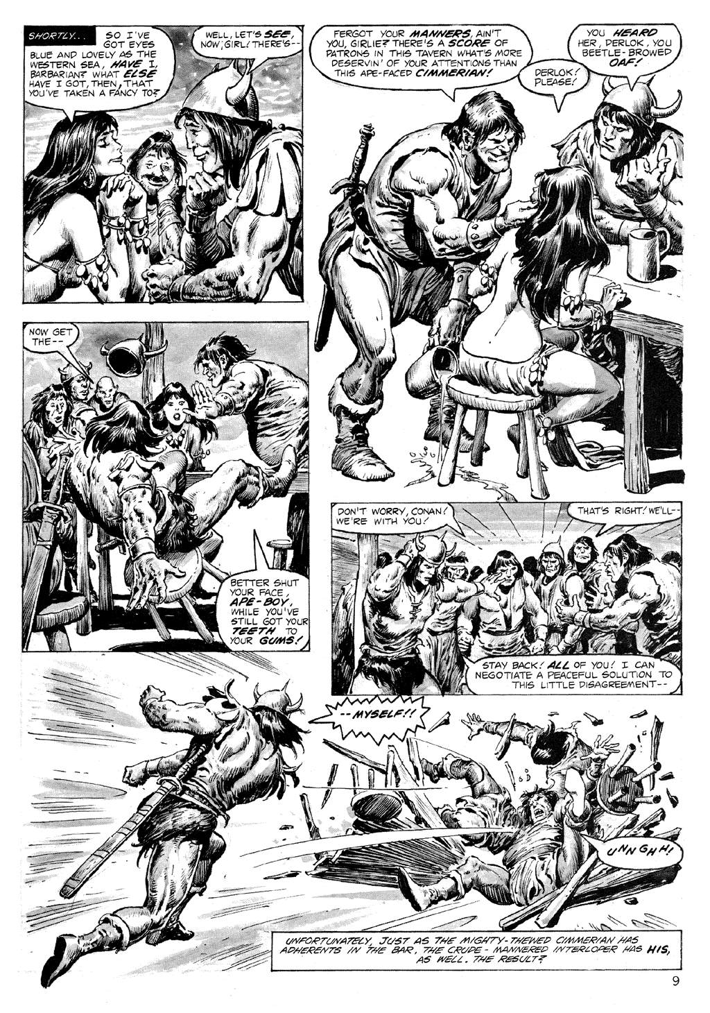 Read online The Savage Sword Of Conan comic -  Issue #71 - 9