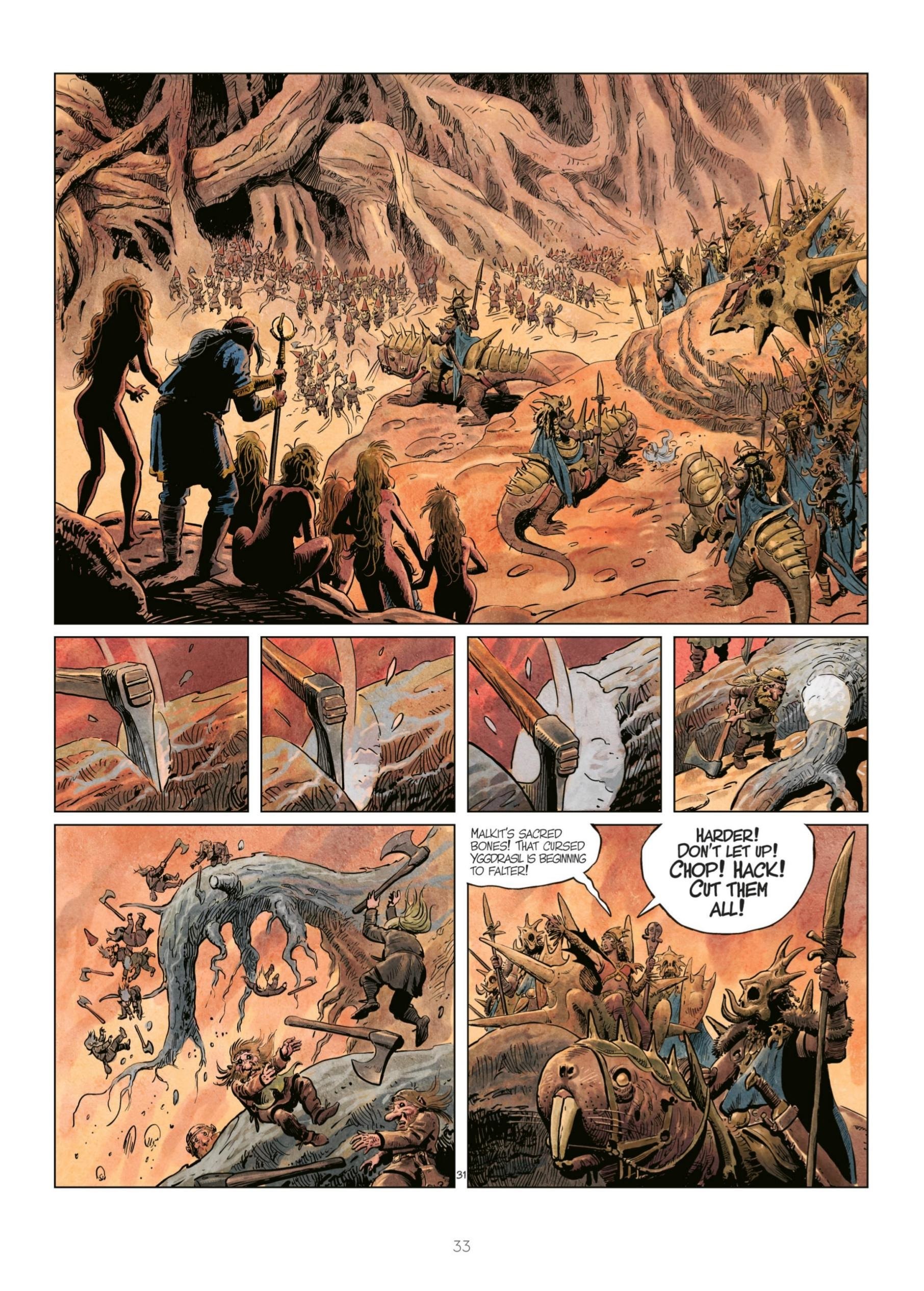 Read online The World of Thorgal: Wolfcub comic -  Issue #7 - 35