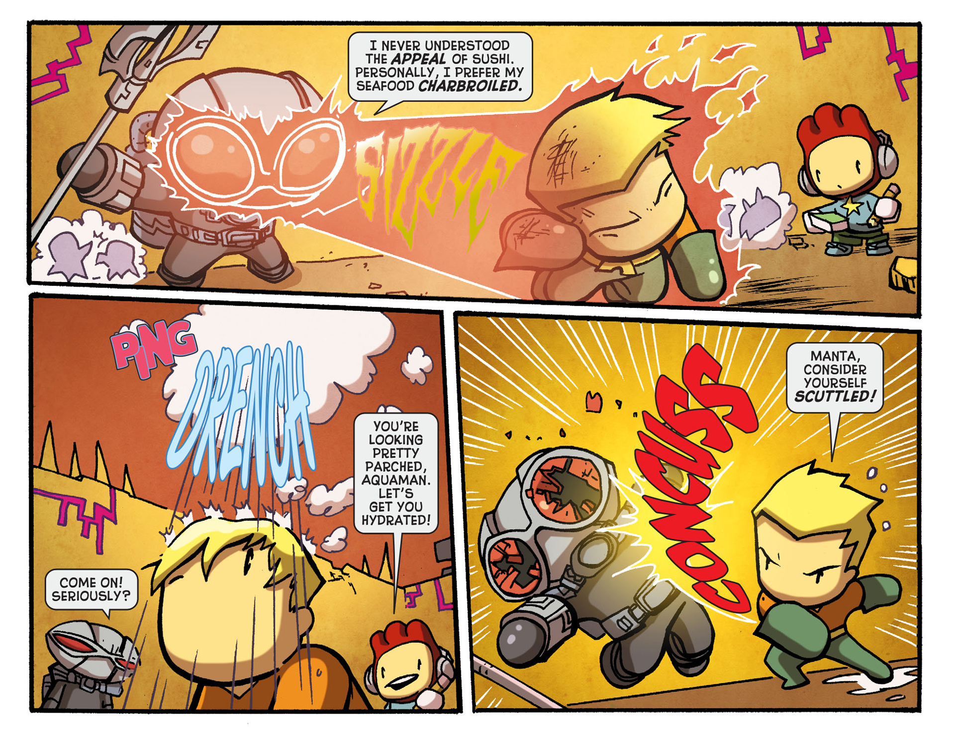 Read online Scribblenauts Unmasked: A Crisis of Imagination comic -  Issue #14 - 8