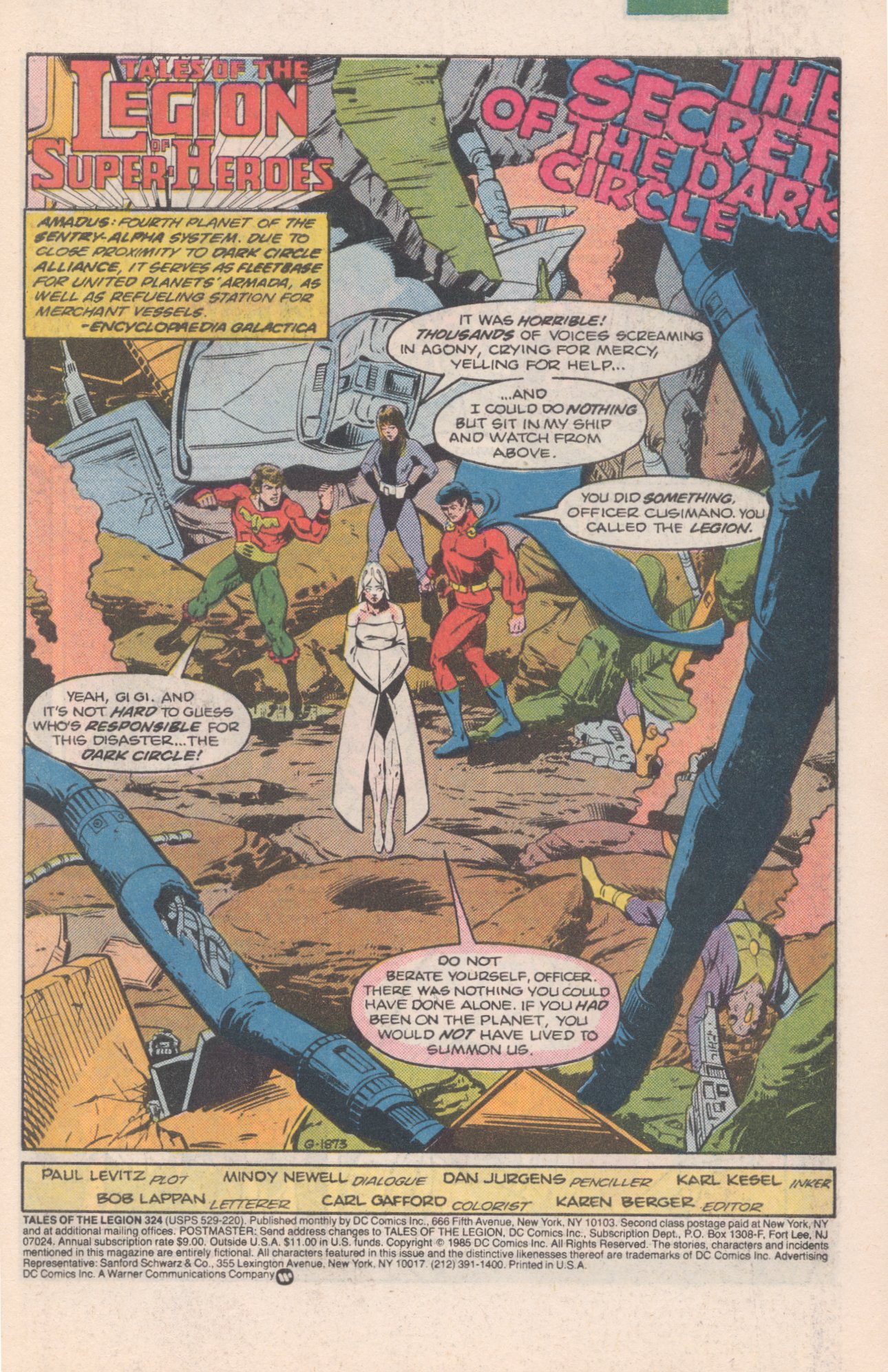 Read online Tales of the Legion comic -  Issue #324 - 2