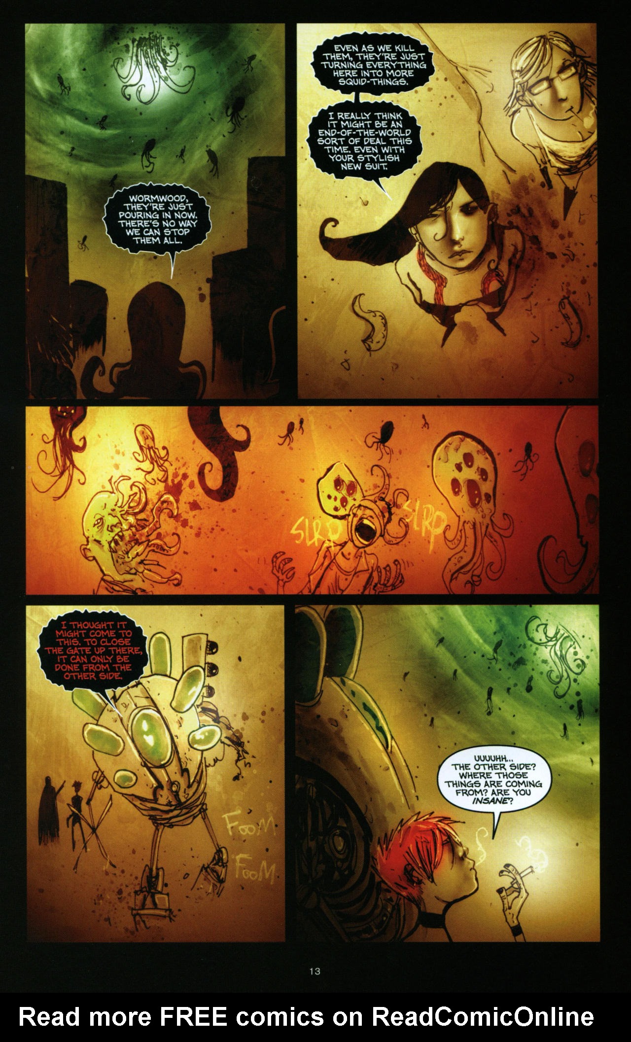 Read online Wormwood: Gentleman Corpse comic -  Issue #10 - 14