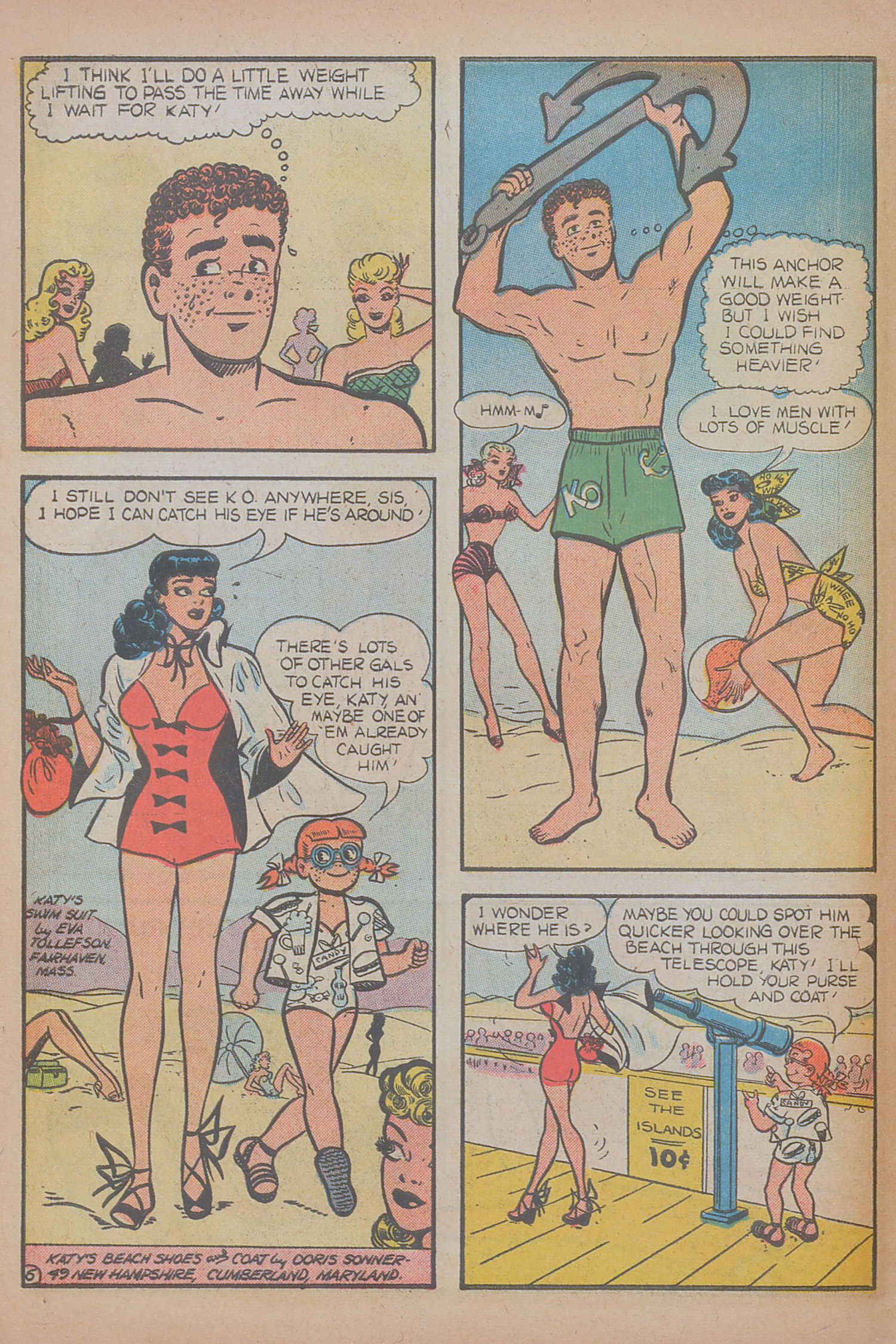 Read online Katy Keene (1949) comic -  Issue #6 - 8