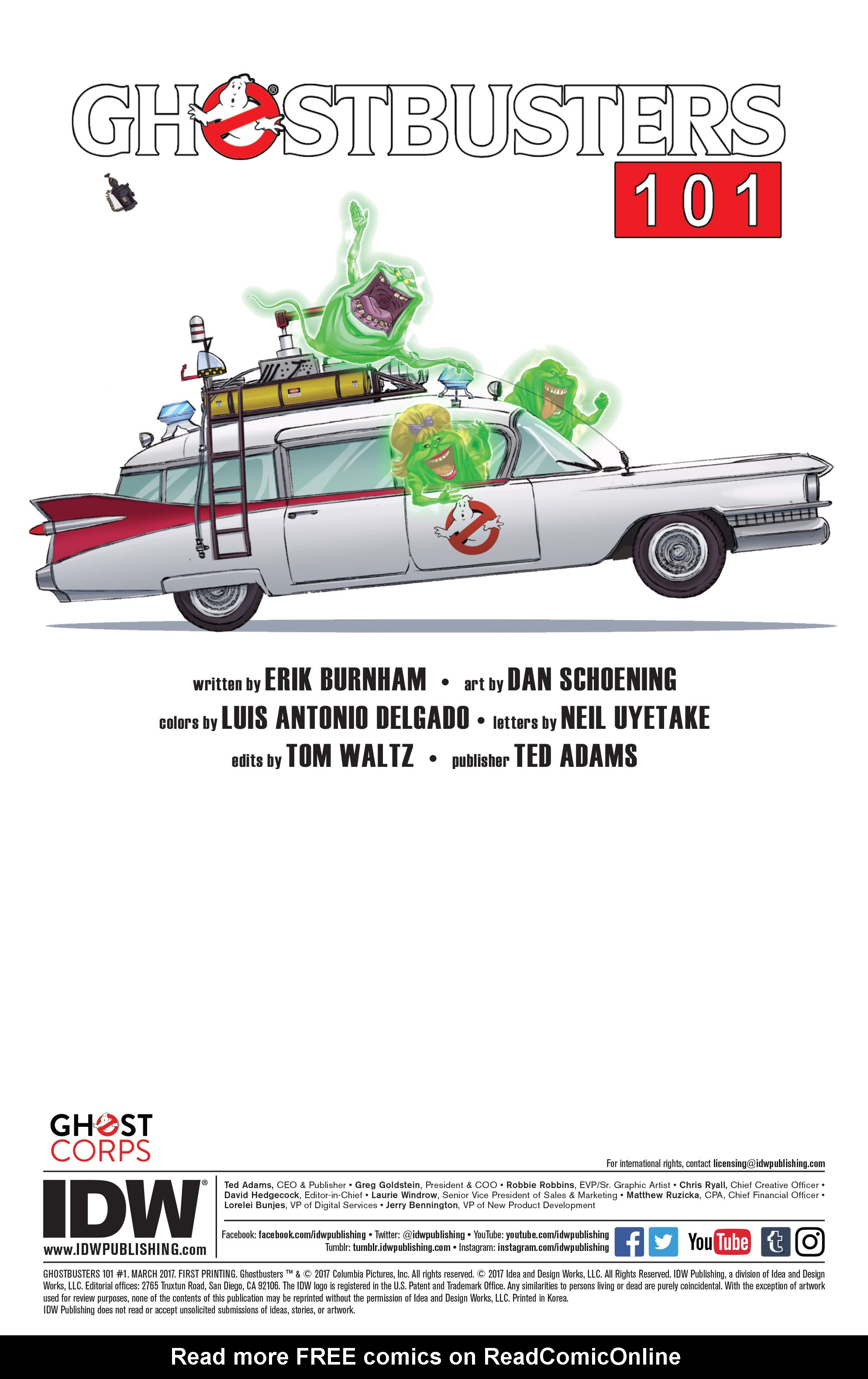 Read online Ghostbusters 101 comic -  Issue #1 - 2