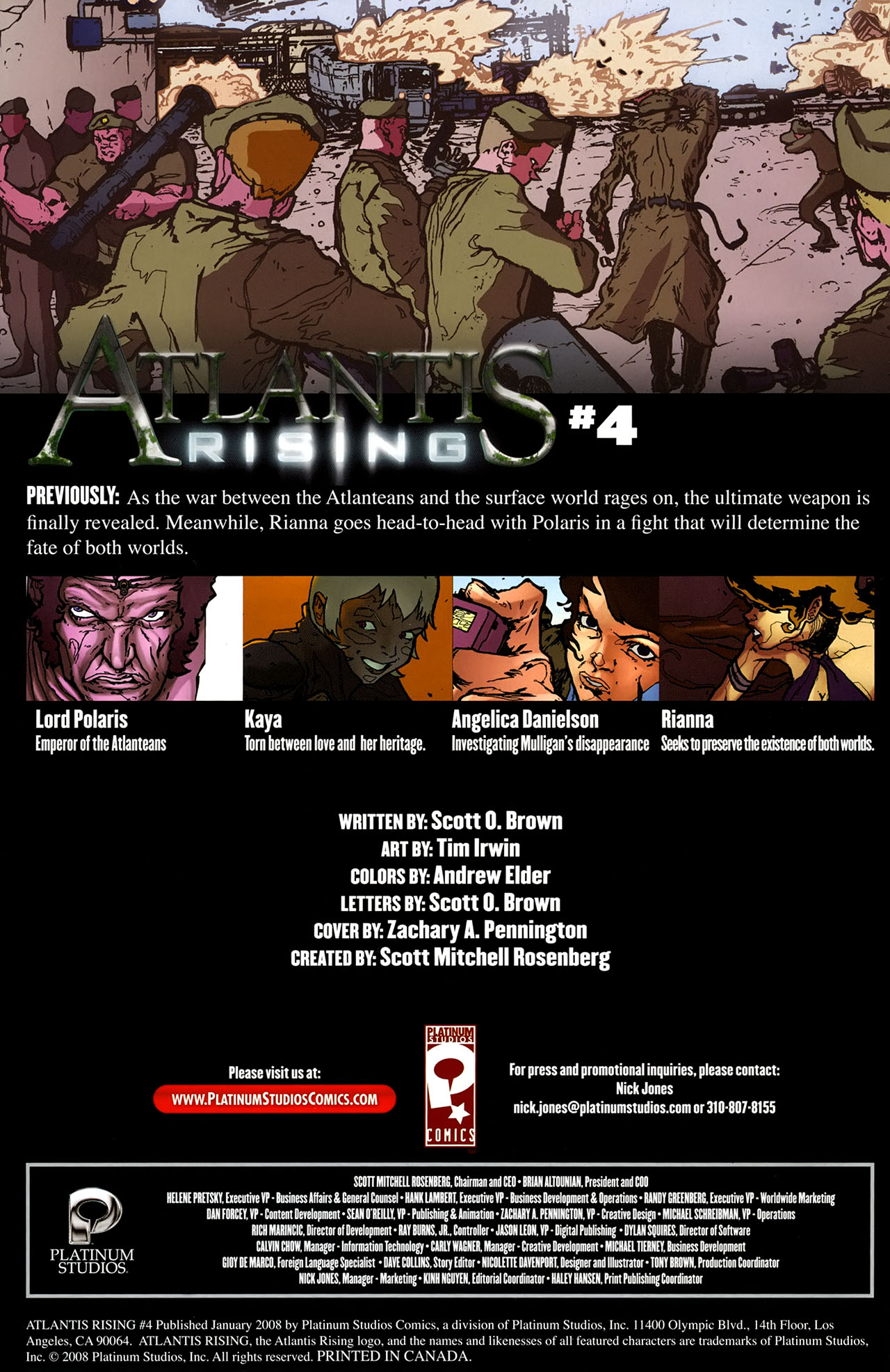Read online Atlantis Rising comic -  Issue #4 - 2