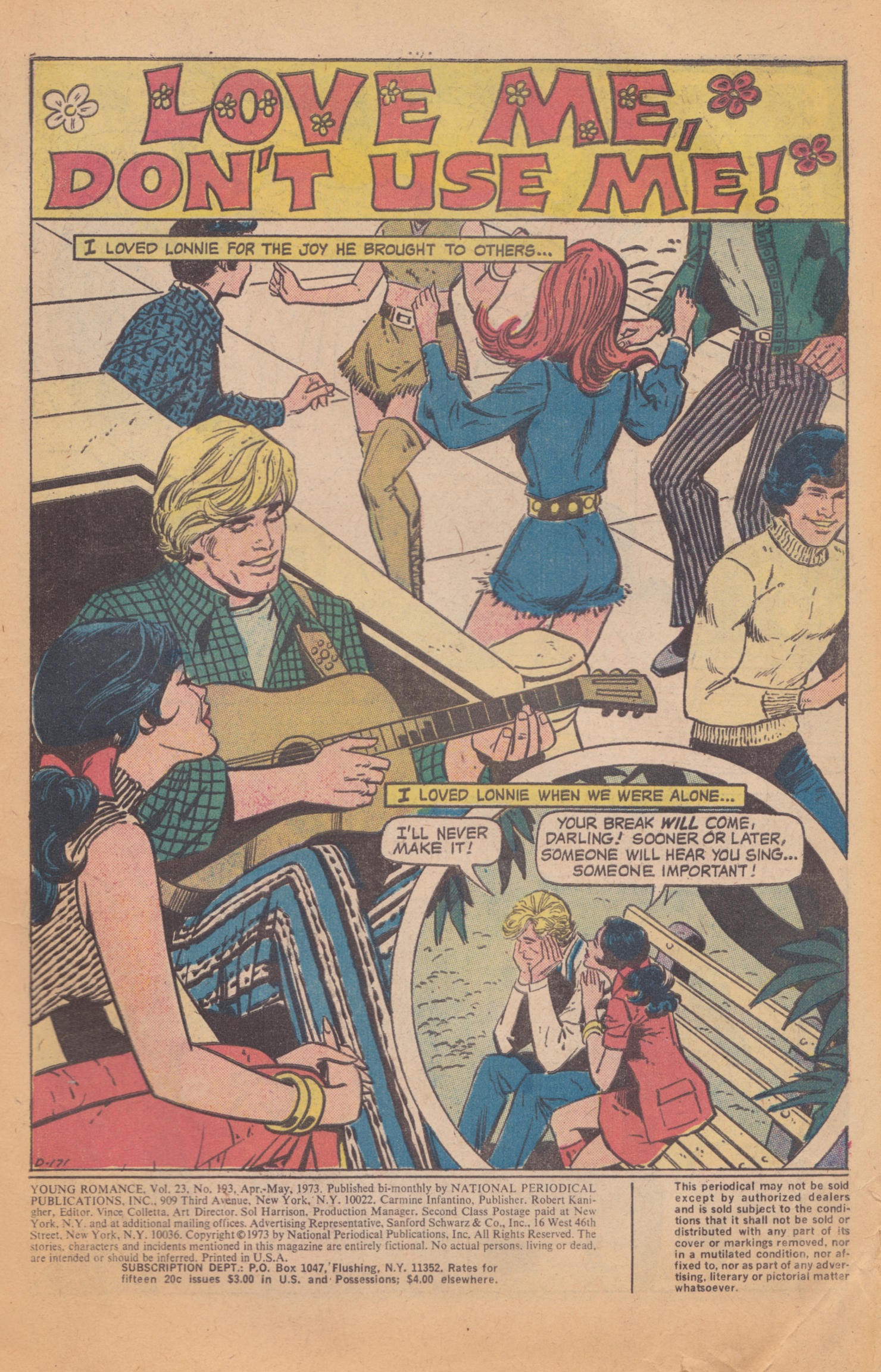 Read online Young Romance comic -  Issue #193 - 3