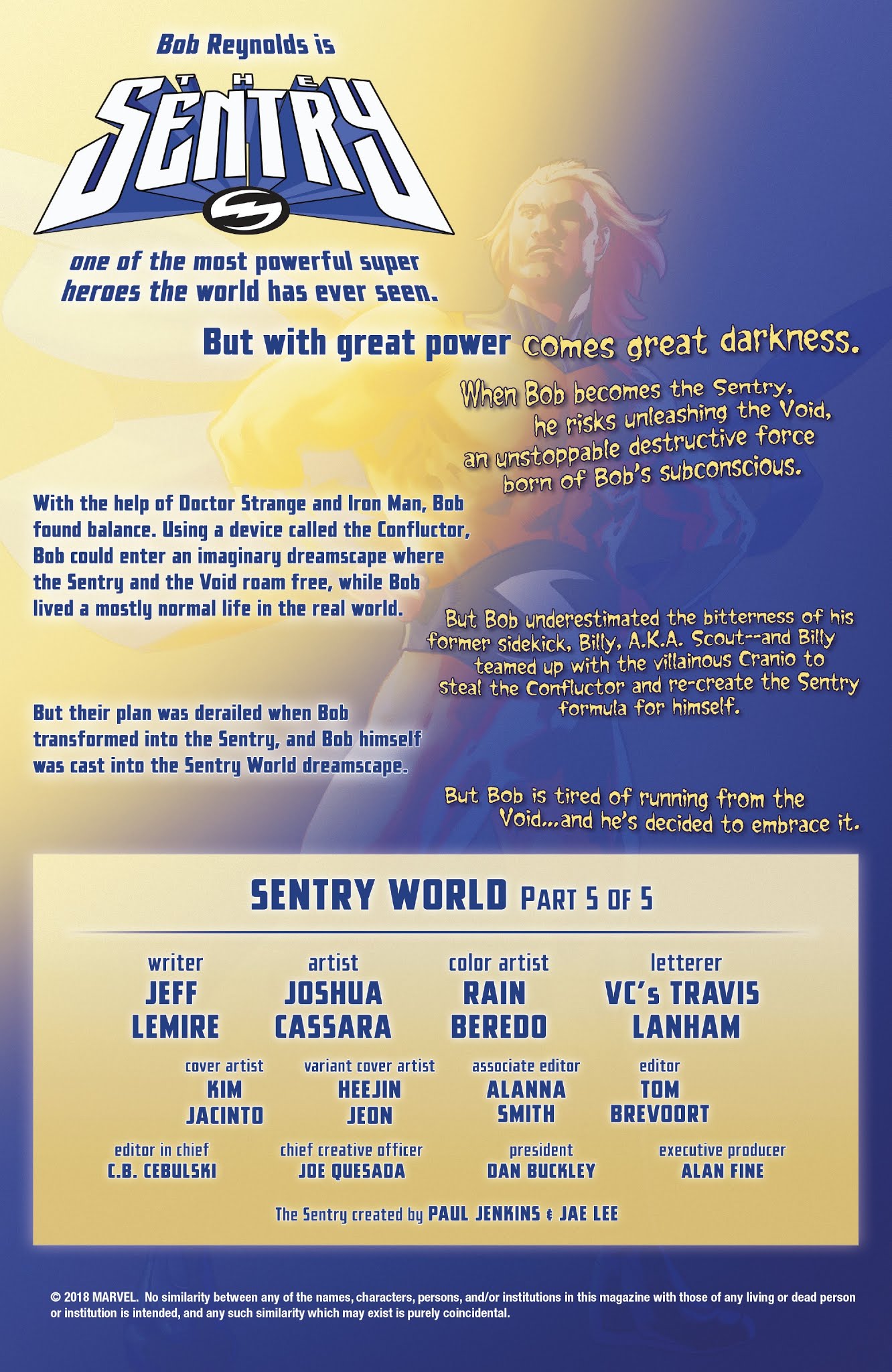 Read online Sentry (2018) comic -  Issue #5 - 2