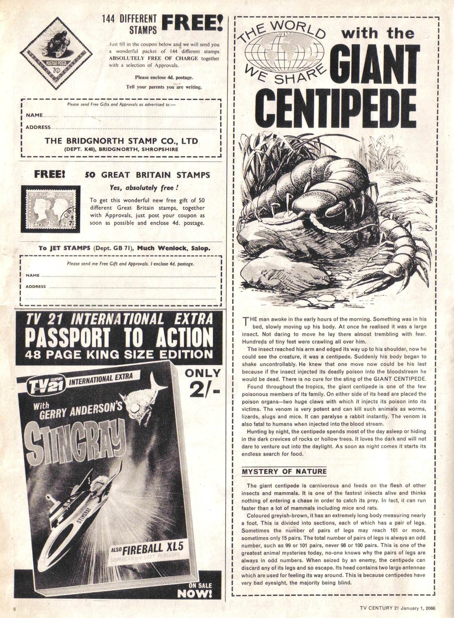 Read online TV Century 21 (TV 21) comic -  Issue #50 - 8