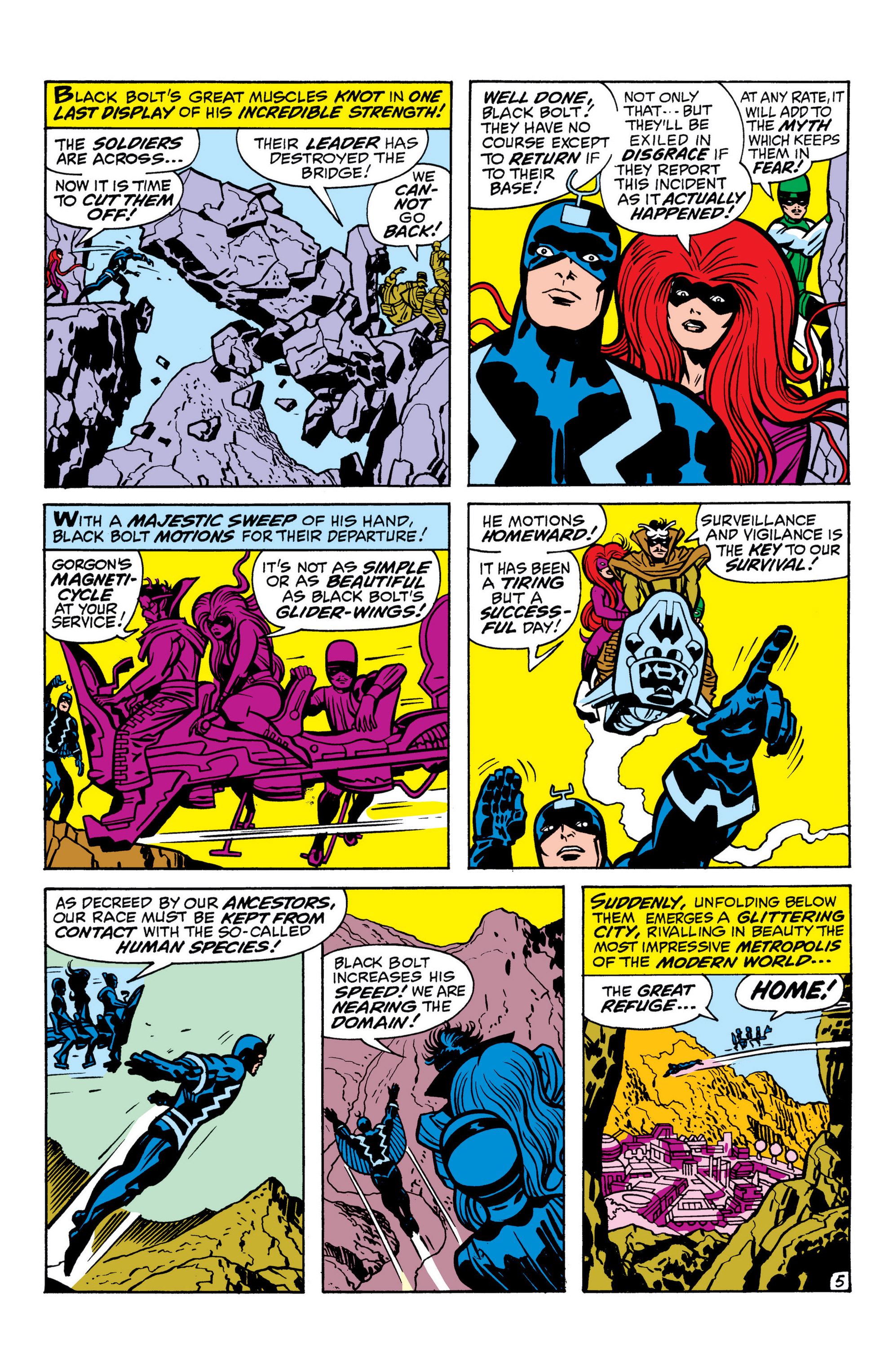 Read online Marvel Masterworks: The Inhumans comic -  Issue # TPB 1 (Part 1) - 74