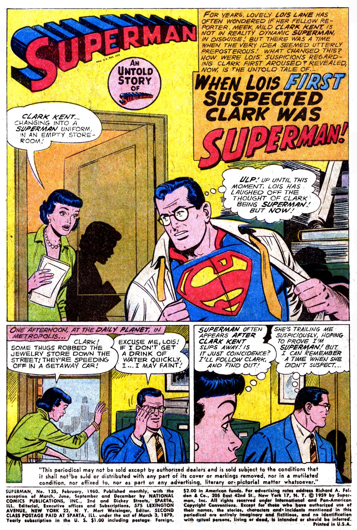 Read online Superman (1939) comic -  Issue #135 - 2