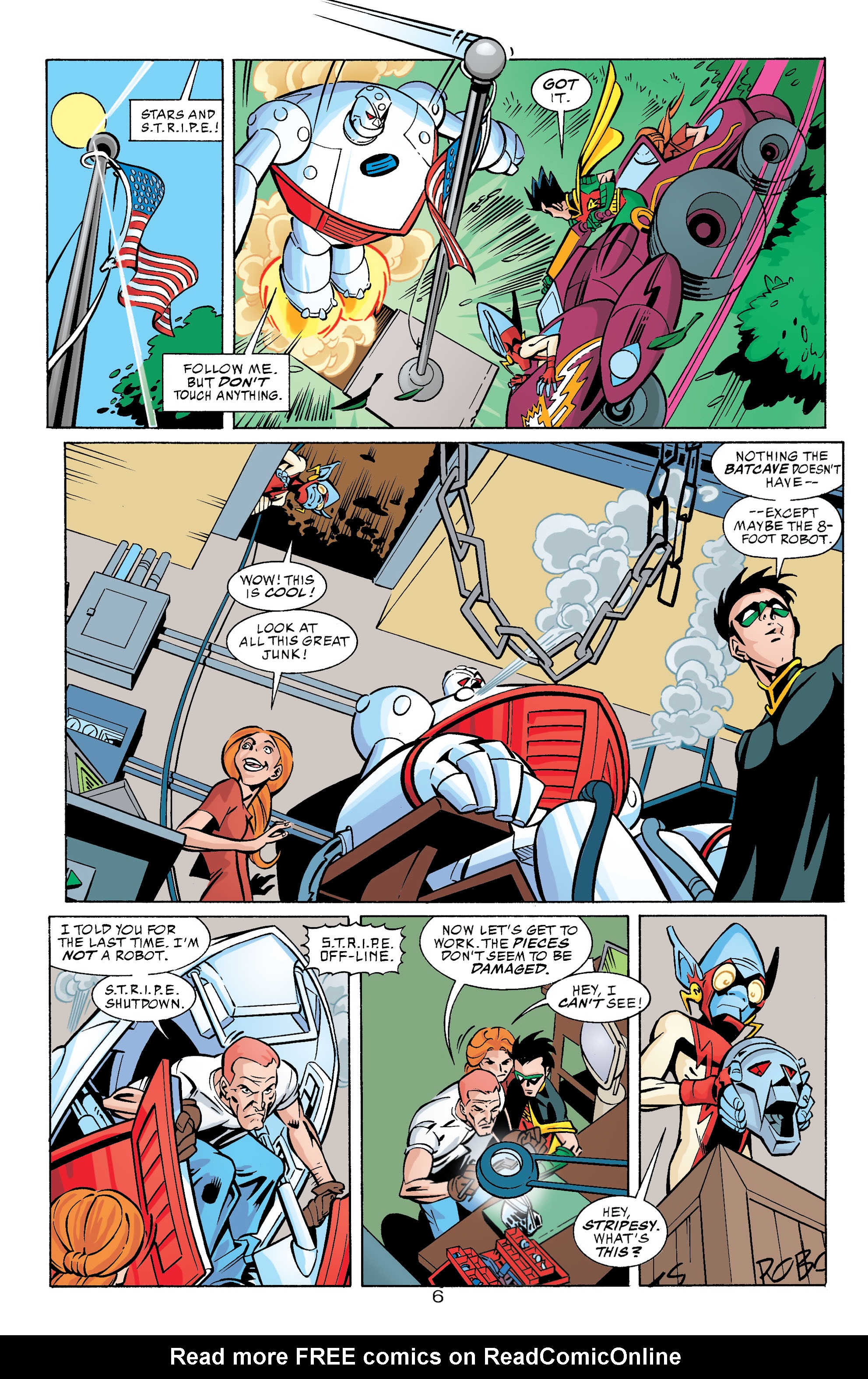 Read online Stars and S.T.R.I.P.E. comic -  Issue #6 - 7