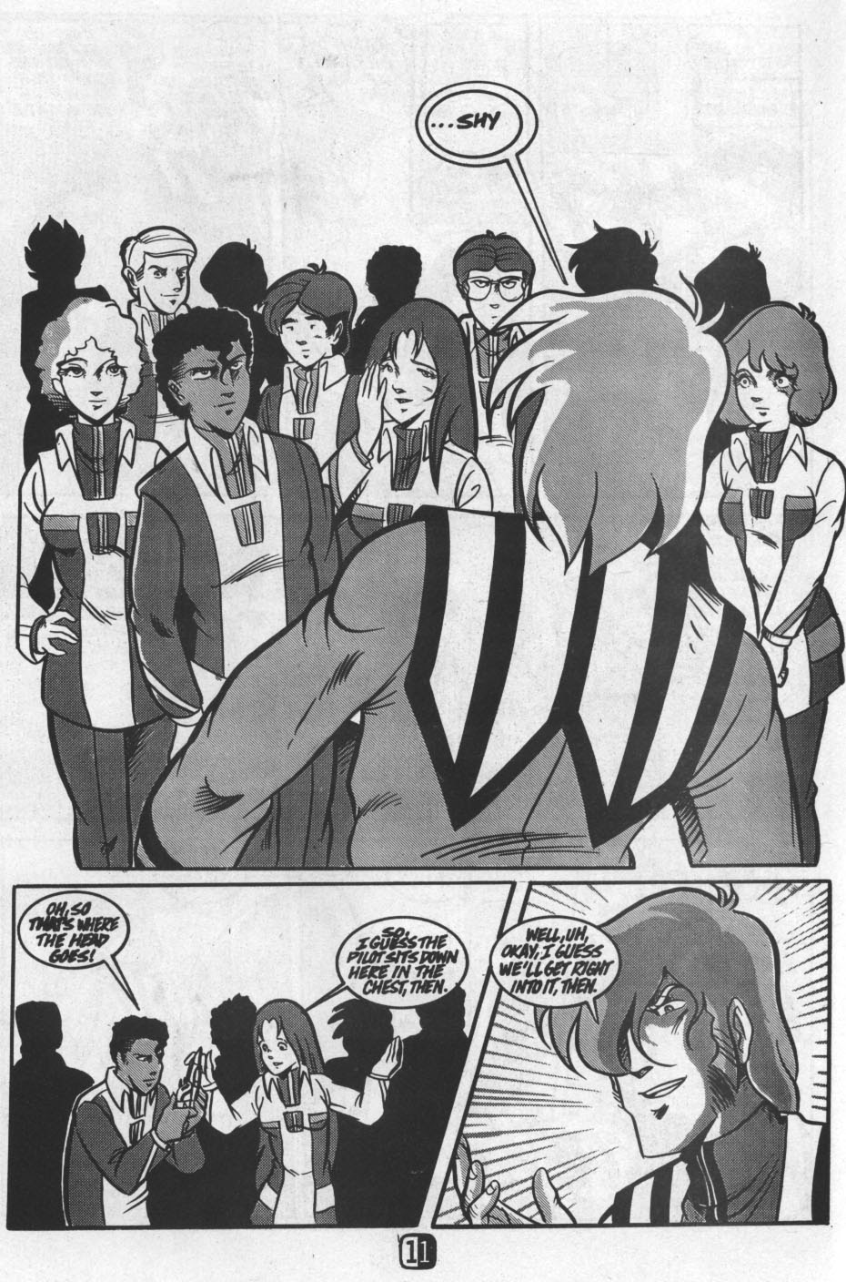 Read online Robotech Academy Blues comic -  Issue #0 - 12
