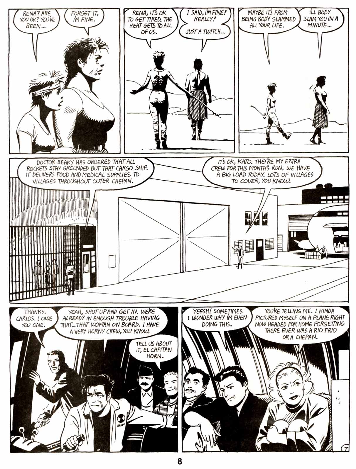 Read online Love and Rockets (1982) comic -  Issue #10 - 10