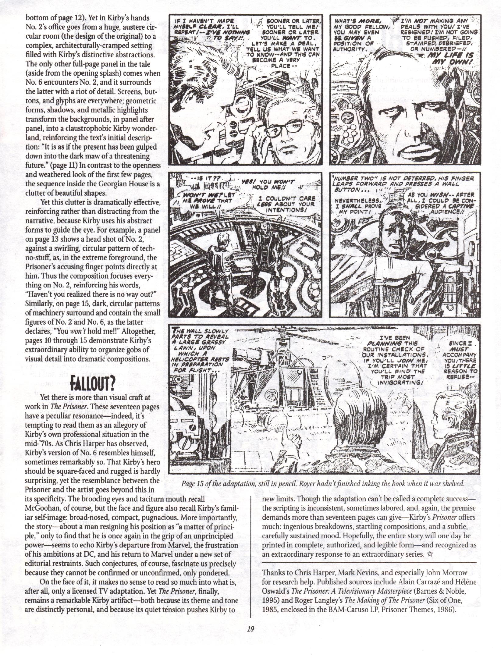 Read online The Jack Kirby Collector comic -  Issue #11 - 19