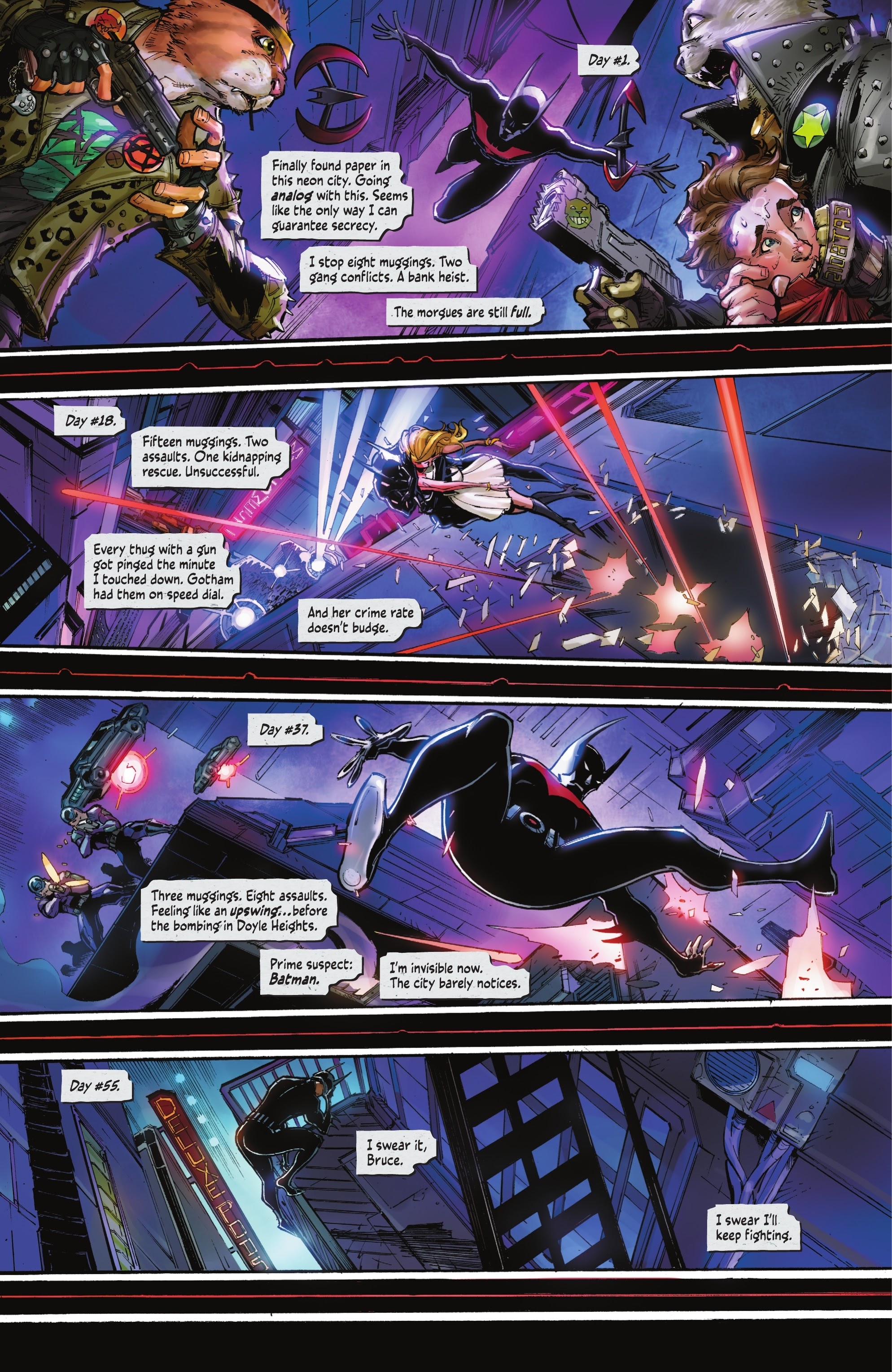 Read online Batman Beyond: Neo-Year comic -  Issue #1 - 5
