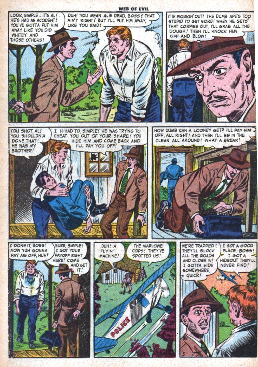 Read online Web of Evil comic -  Issue #7 - 16