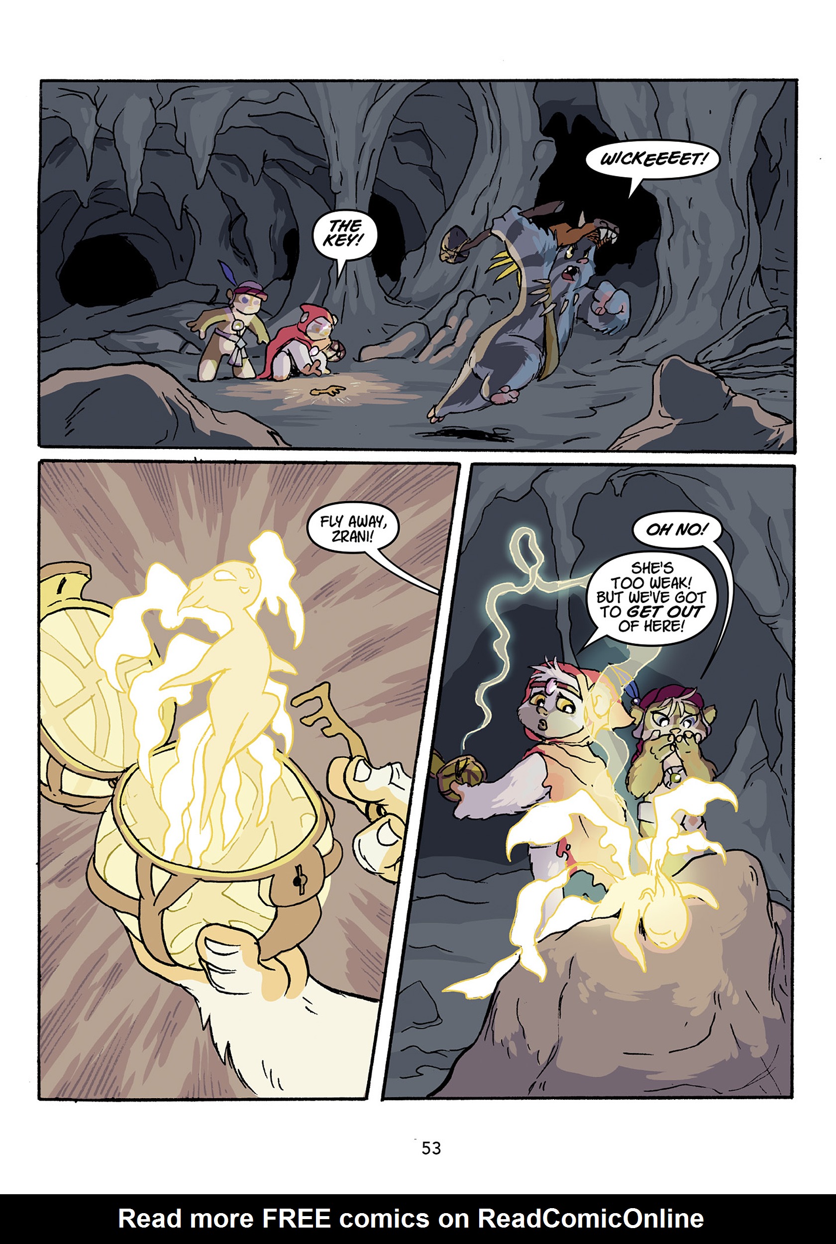 Read online Star Wars: Ewoks - Shadows of Endor comic -  Issue # TPB - 54