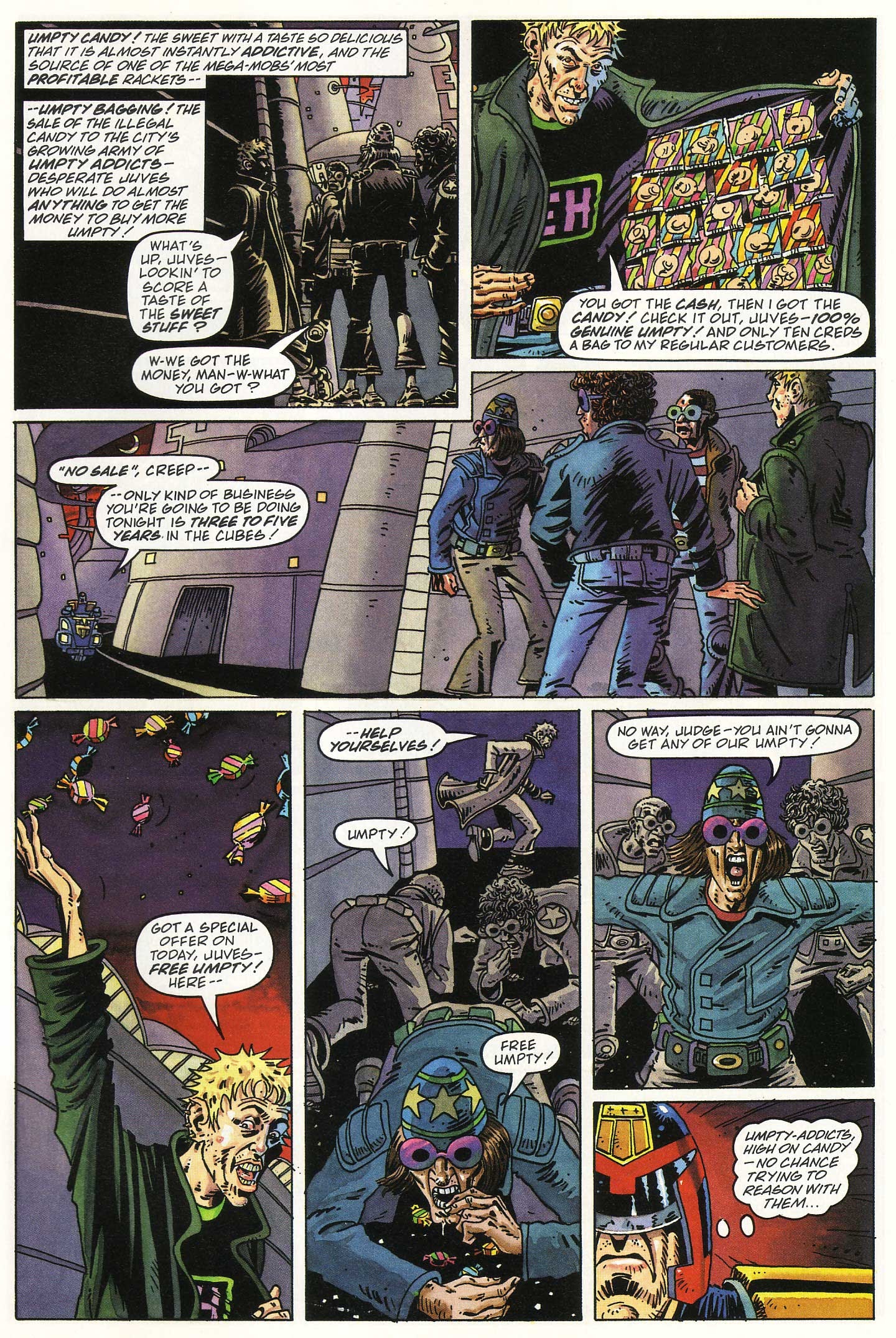 Read online Judge Dredd Lawman of the Future comic -  Issue #12 - 21