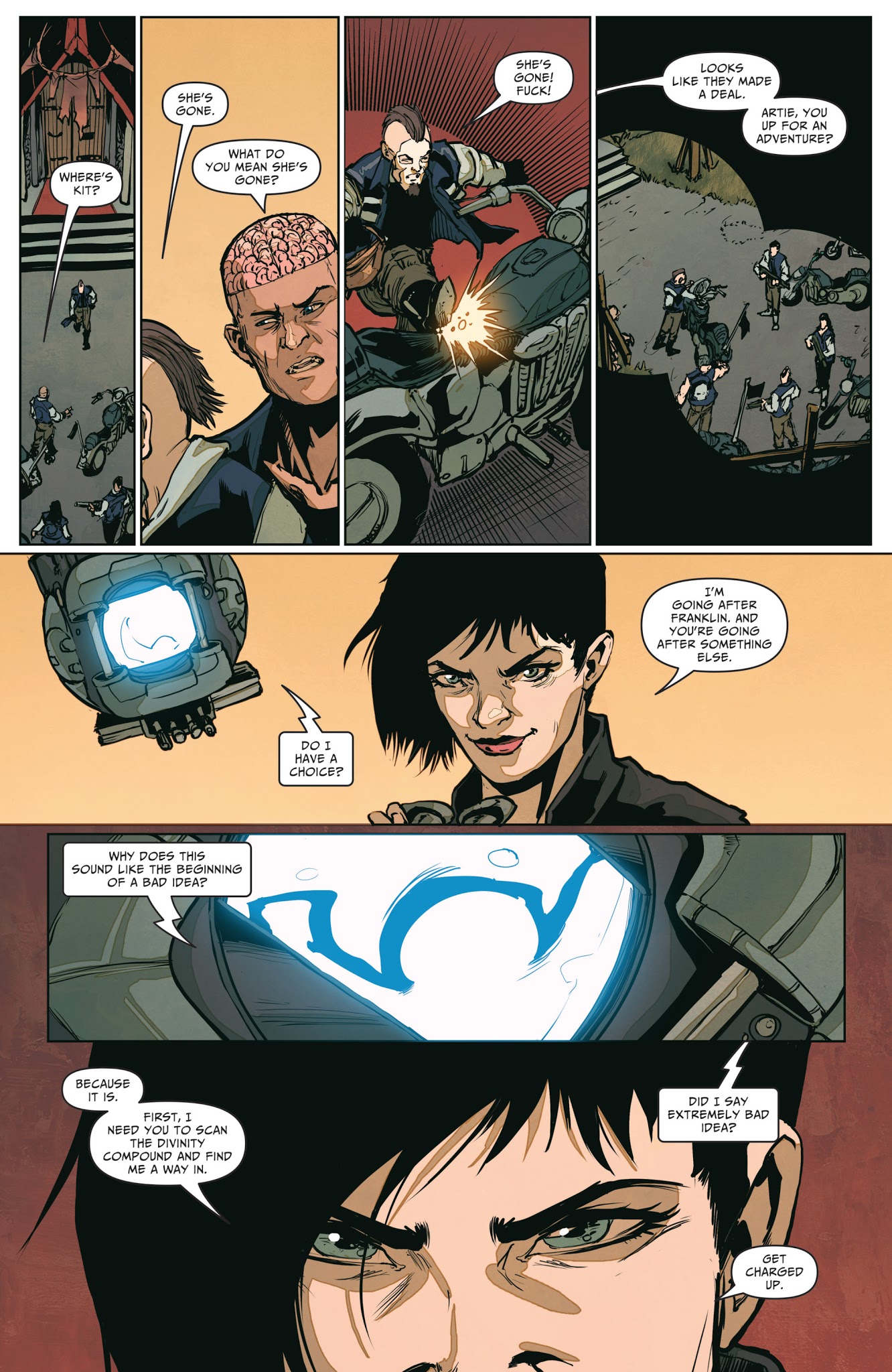 Read online The Courier: From the Ashes comic -  Issue #5 - 10