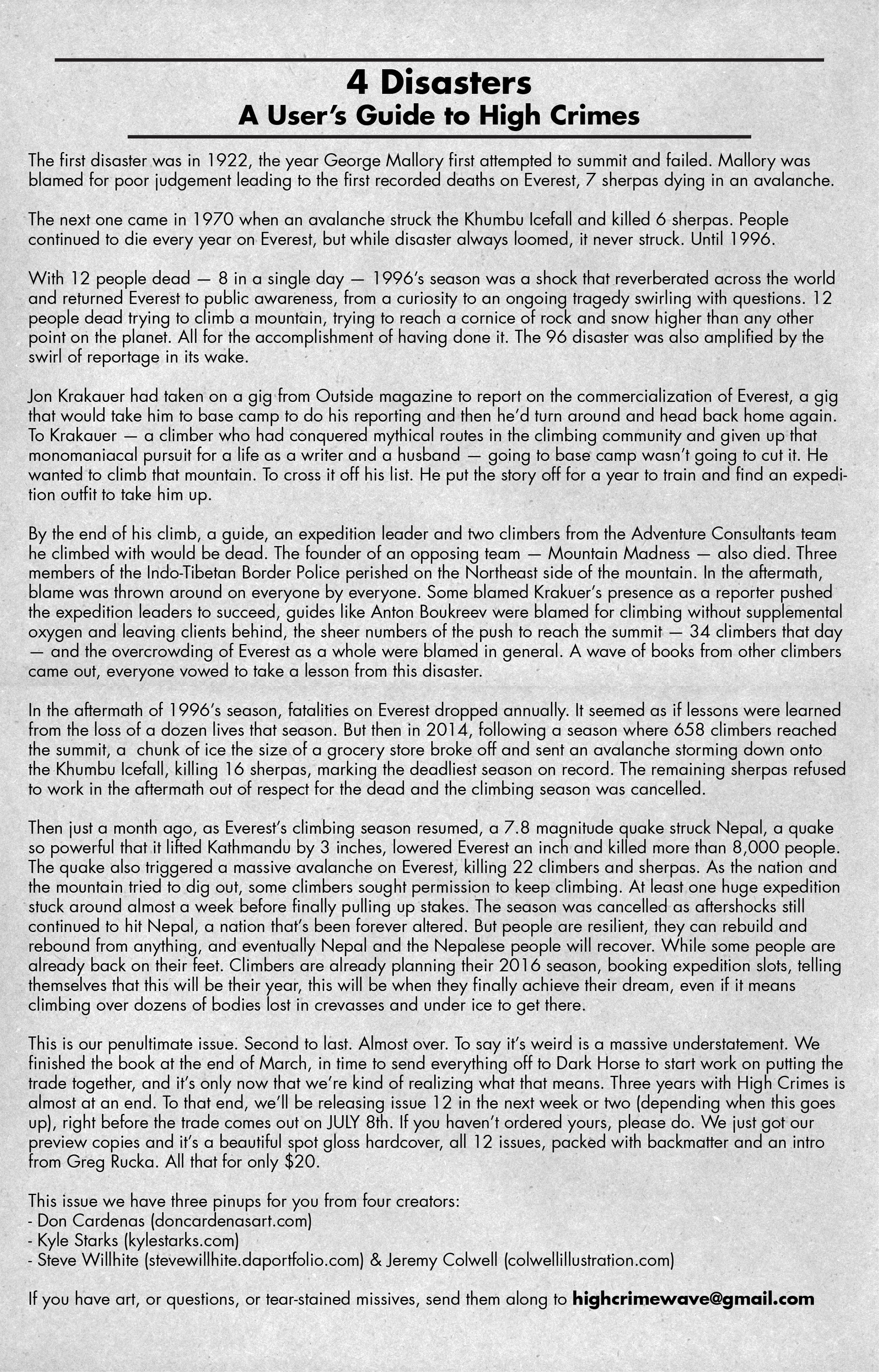 Read online High Crimes comic -  Issue #11 - 17