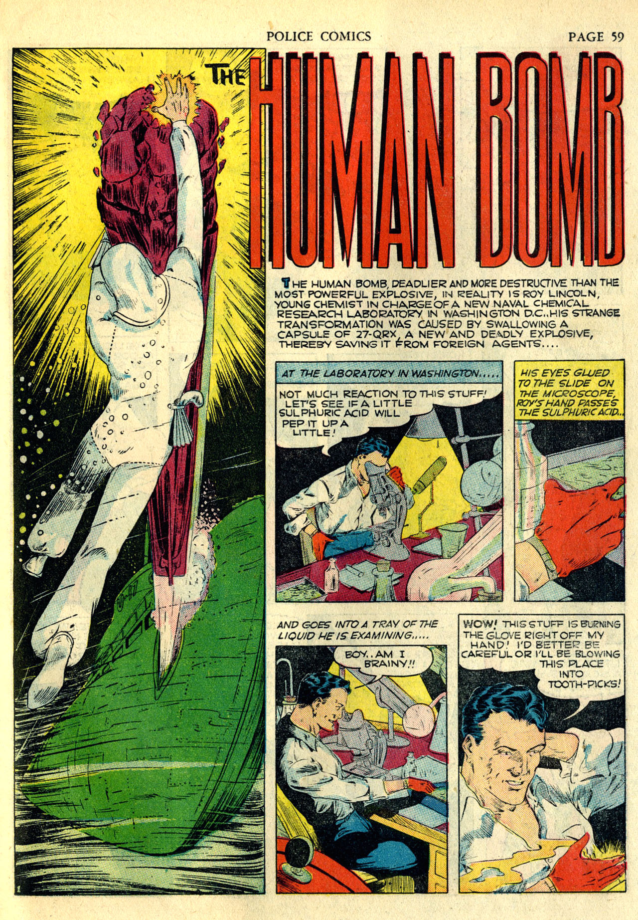 Read online Police Comics comic -  Issue #4 - 62