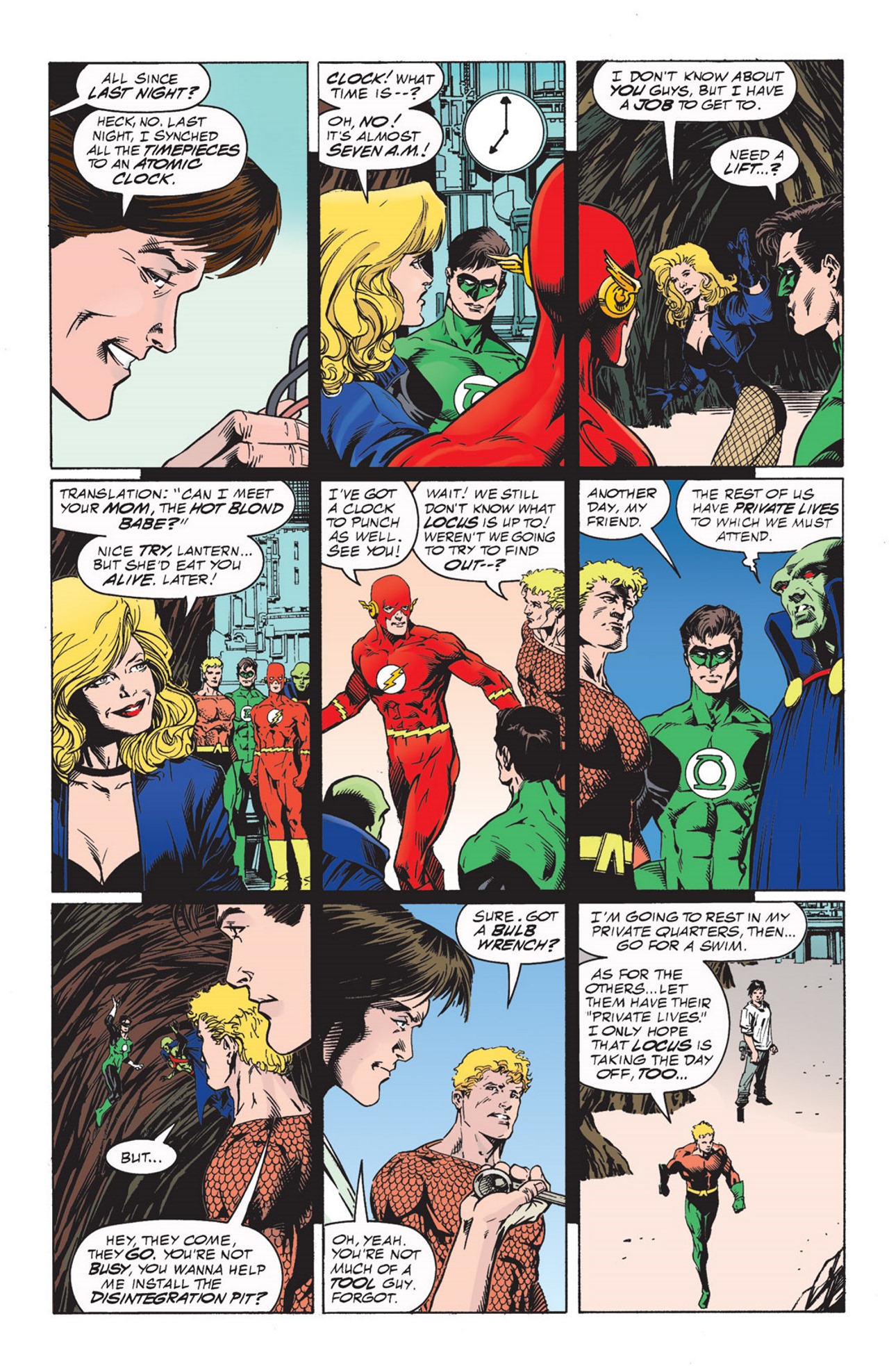 Read online JLA: Year One comic -  Issue #4 - 4