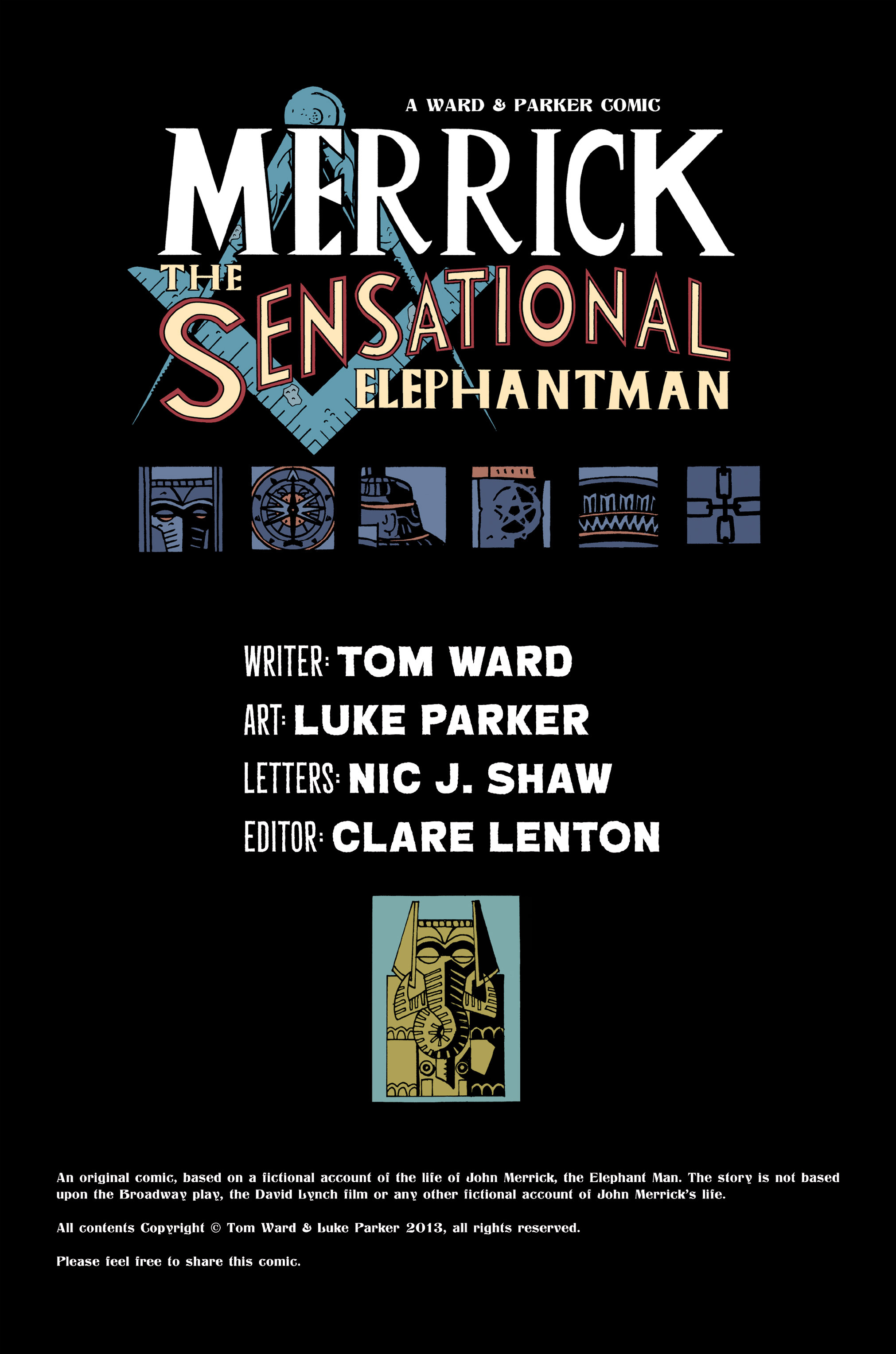 Read online Merrick: The Sensational Elephantman comic -  Issue #1 - 2