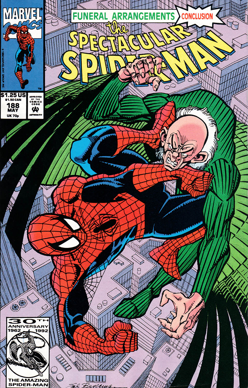 Read online The Spectacular Spider-Man (1976) comic -  Issue #188 - 1