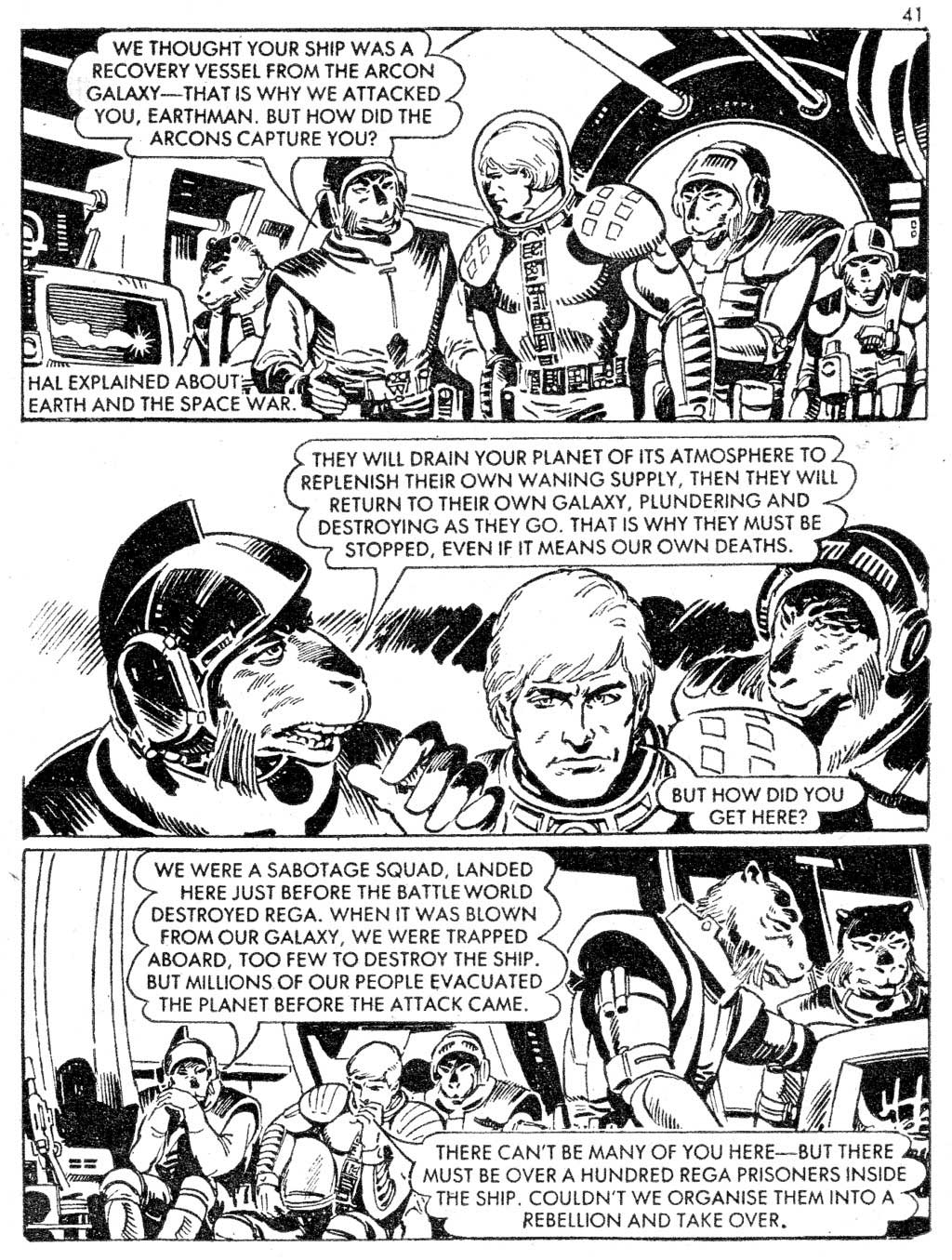 Read online Starblazer comic -  Issue #159 - 41