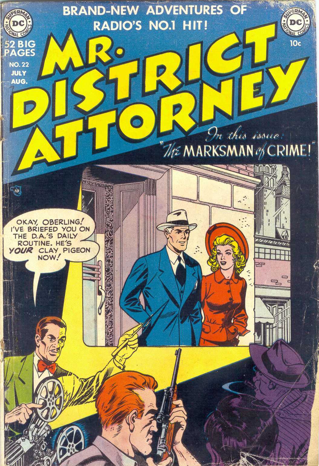 Read online Mr. District Attorney comic -  Issue #22 - 1