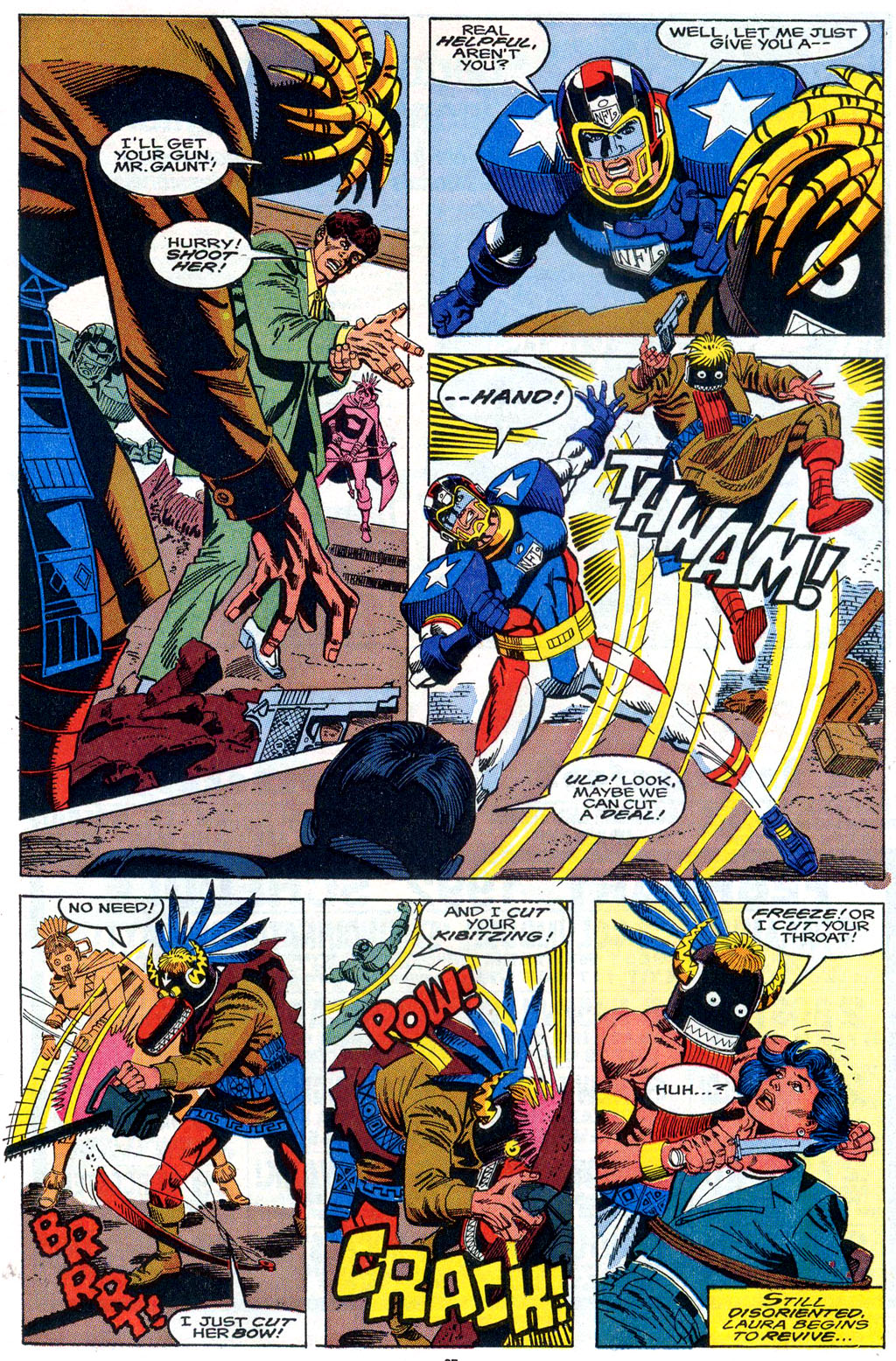 Read online NFL SuperPro comic -  Issue #6 - 21