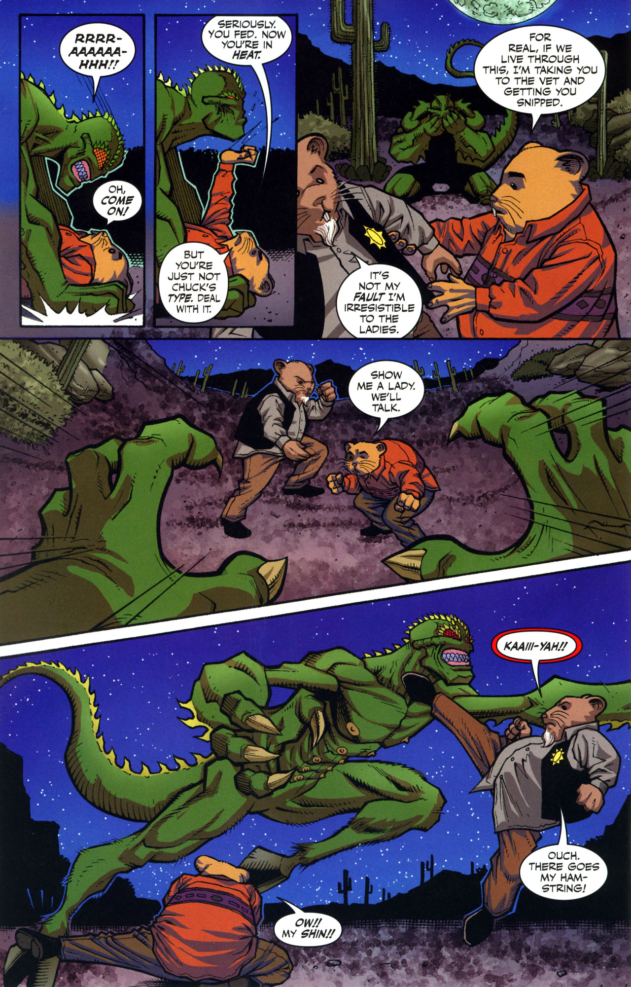 Read online Adolescent Radioactive Black Belt Hamsters (2008) comic -  Issue #3 - 14