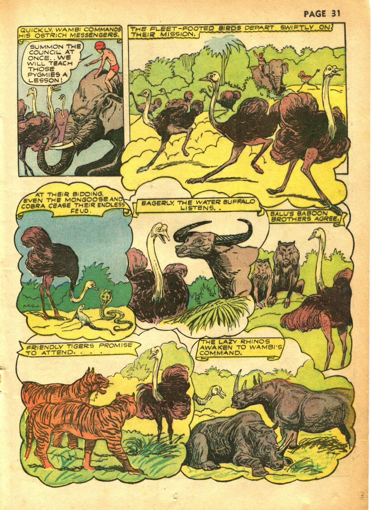 Read online Wambi Jungle Boy comic -  Issue #2 - 32