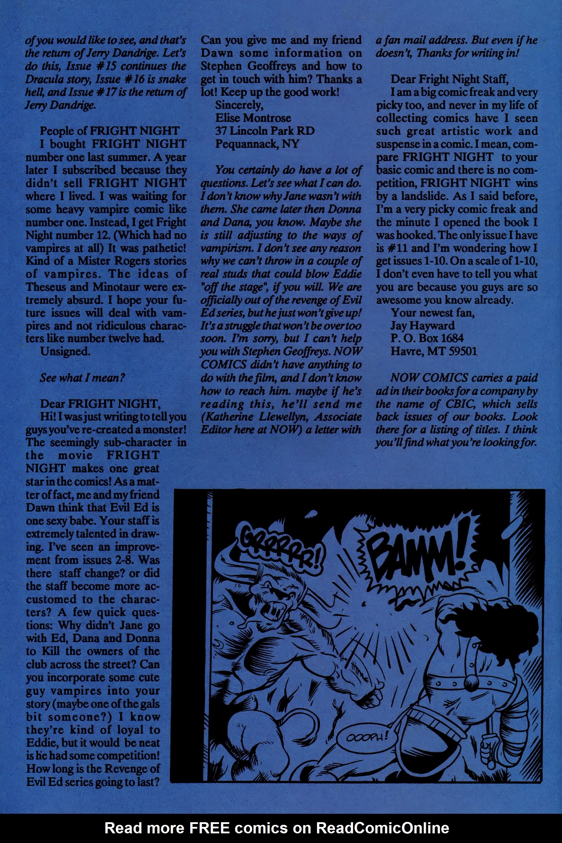 Read online Fright Night (1988) comic -  Issue #14 - 32