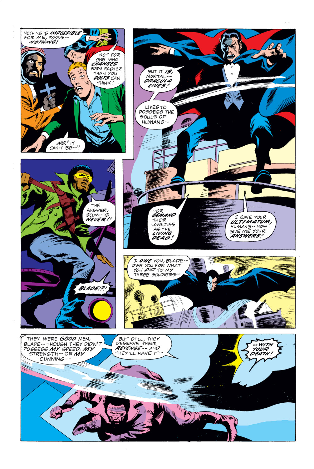 Read online Tomb of Dracula (1972) comic -  Issue #10 - 17