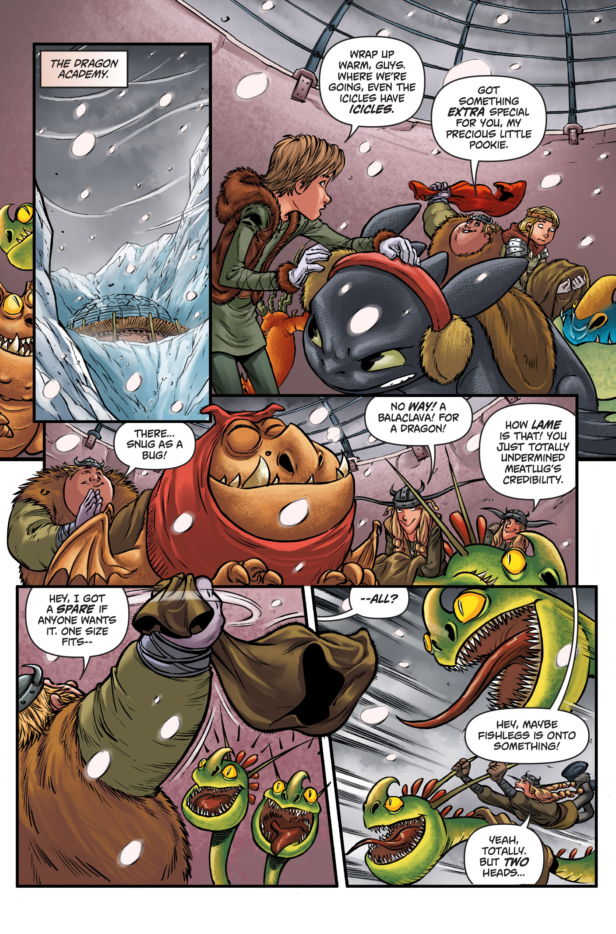 Read online DreamWorks Dragons: Defenders of Berk Collection: Fire & Ice comic -  Issue # TPB - 66