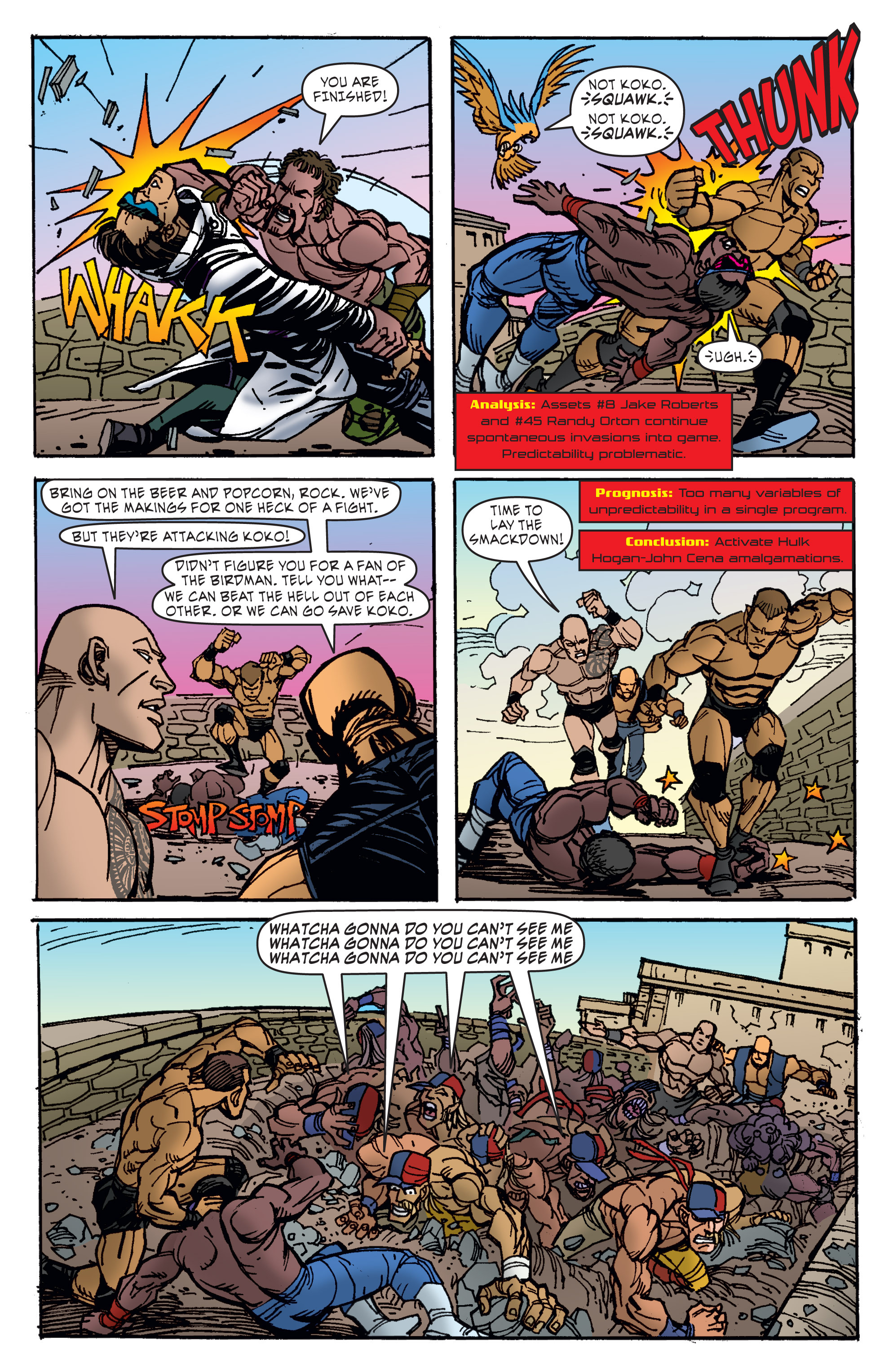 Read online WWE Superstars comic -  Issue #11 - 13