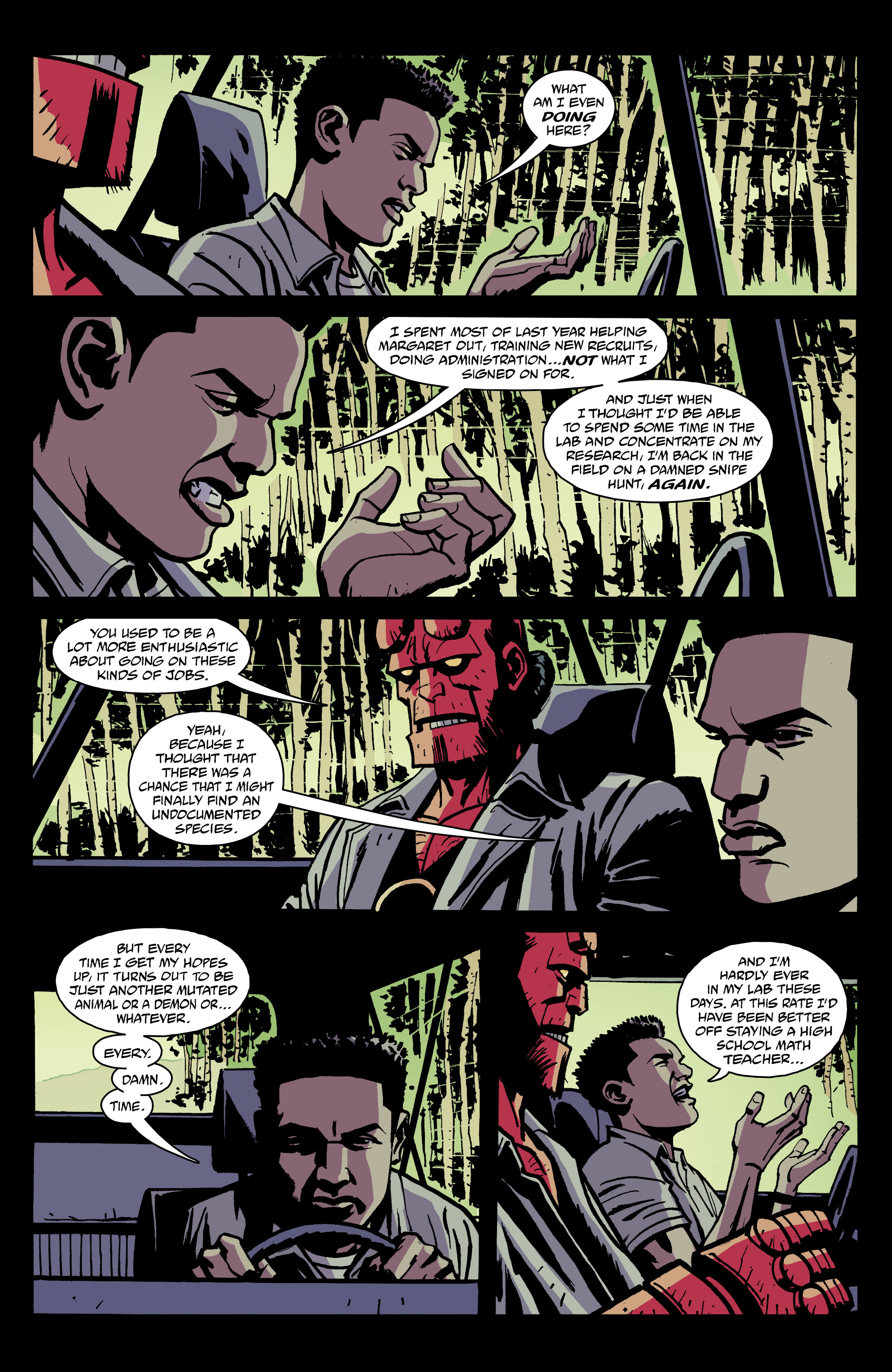 Read online Hellboy And The B.P.R.D.: 1957 - Falling Sky comic -  Issue # Full - 8
