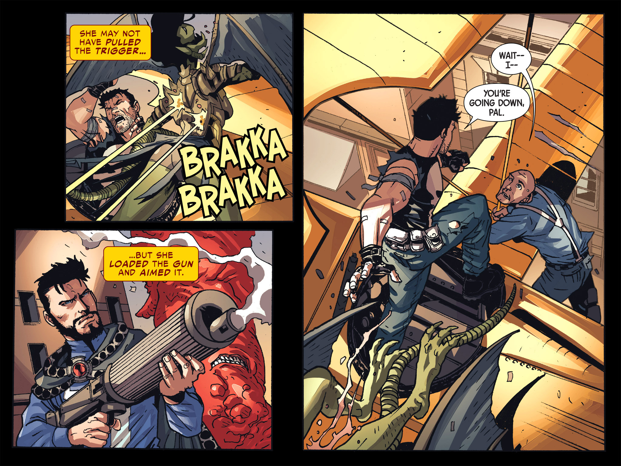 Read online Doctor Strange/Punisher: Magic Bullets Infinite Comic comic -  Issue #8 - 34