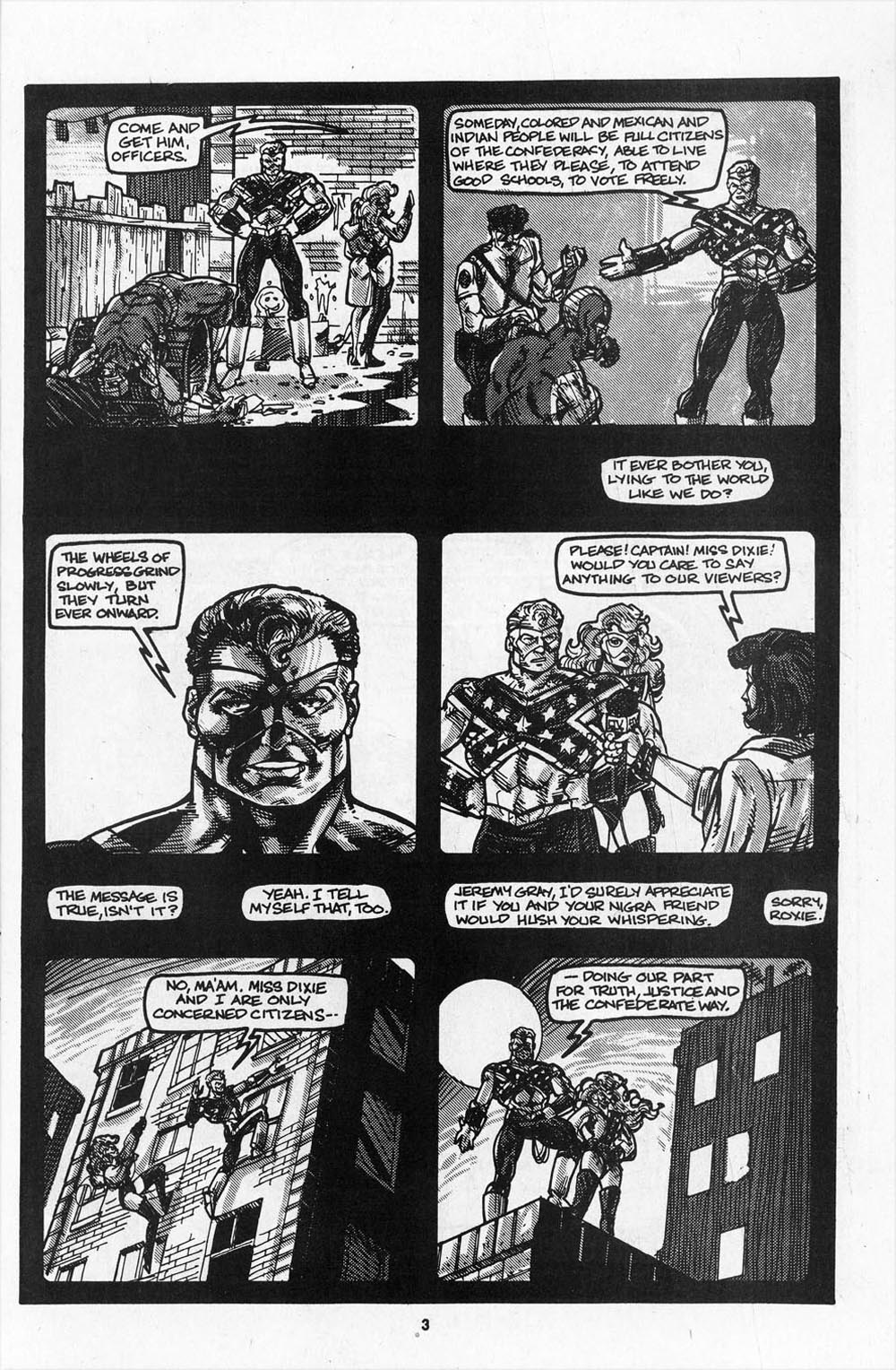 Read online Captain Confederacy (1986) comic -  Issue #0 - 5