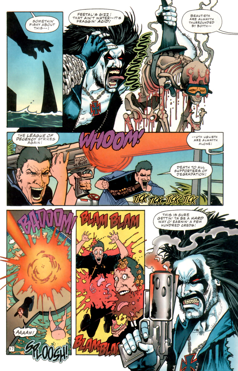 Read online Lobo's Big Babe Spring Break Special comic -  Issue # Full - 17