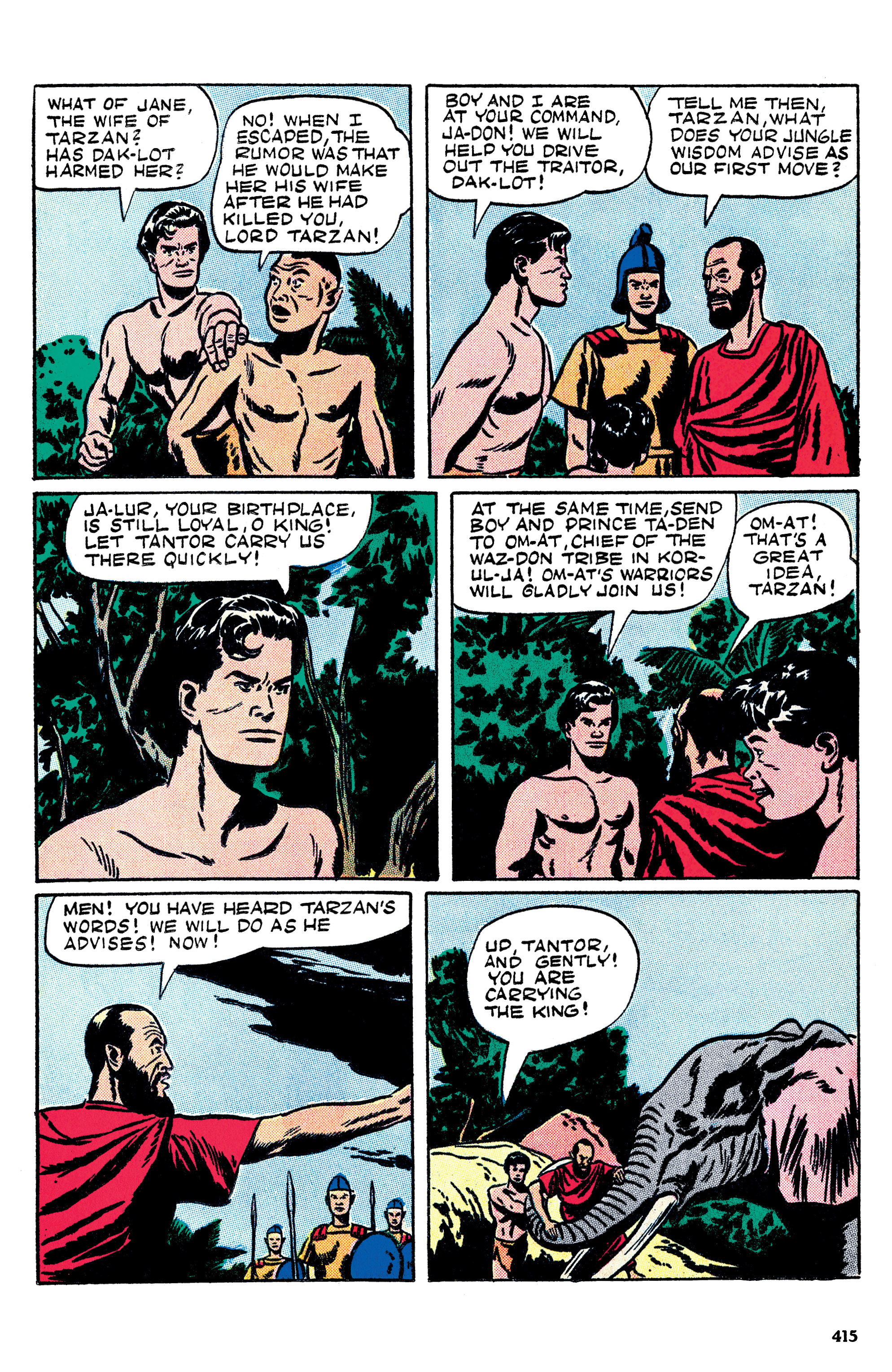 Read online Edgar Rice Burroughs Tarzan: The Jesse Marsh Years Omnibus comic -  Issue # TPB (Part 5) - 17