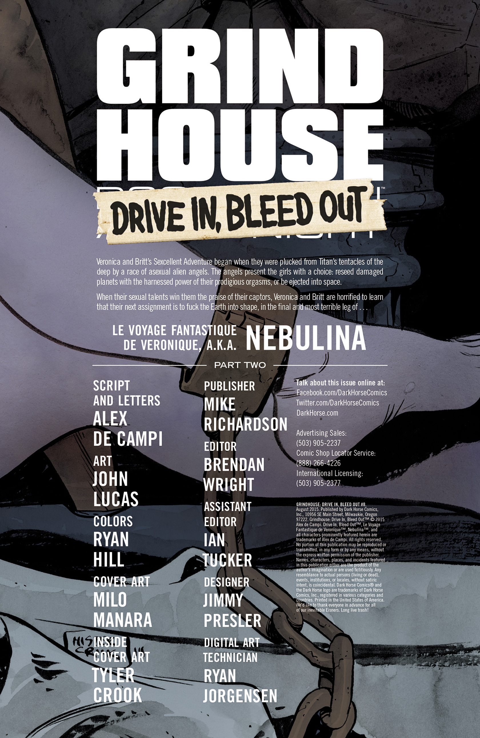 Read online Grindhouse: Drive In, Bleed Out comic -  Issue #8 - 2