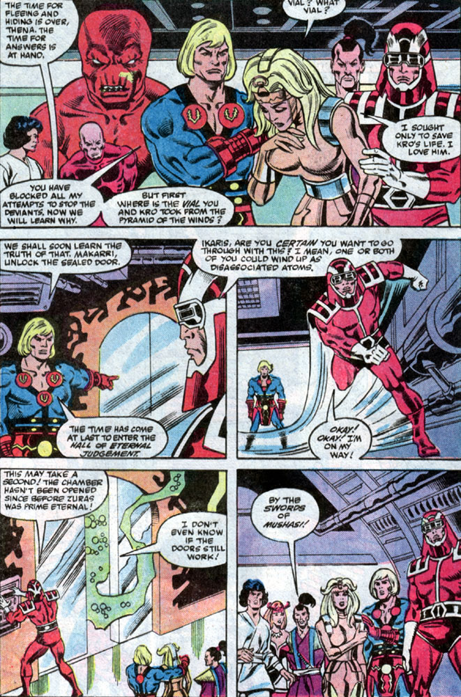 Read online Eternals (1985) comic -  Issue #9 - 16