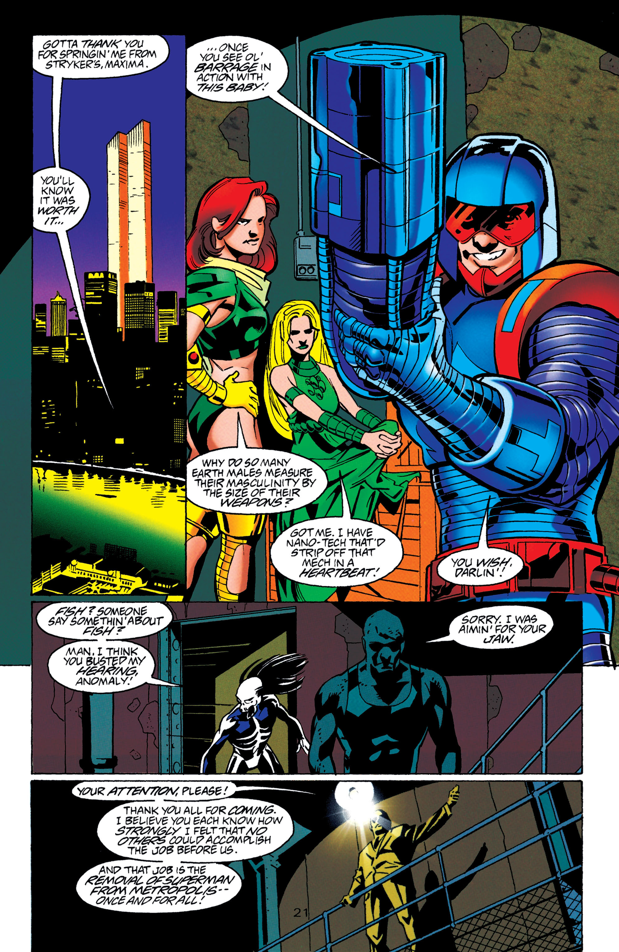 Read online Adventures of Superman (1987) comic -  Issue #543 - 22