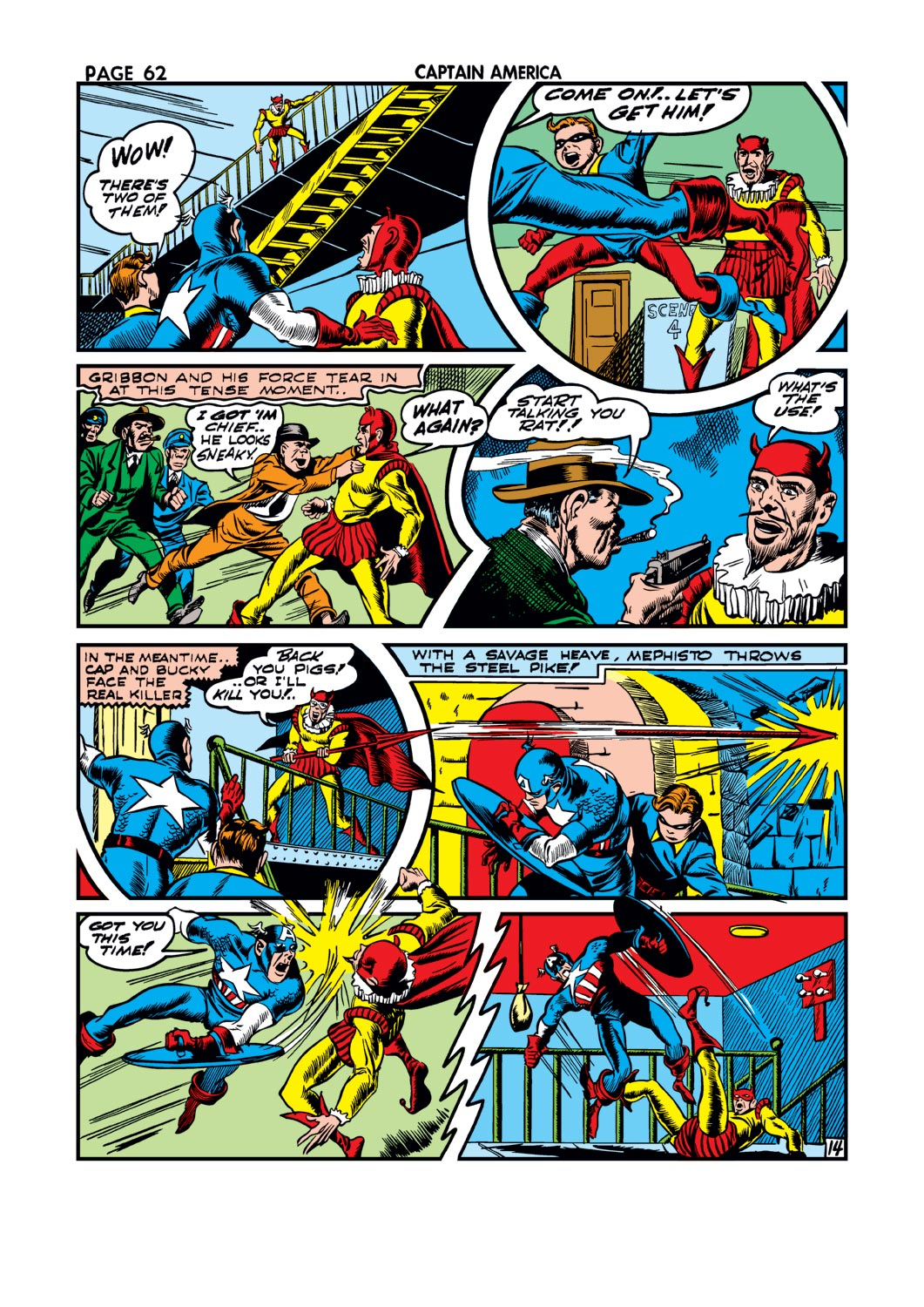 Read online Captain America Comics comic -  Issue #11 - 63