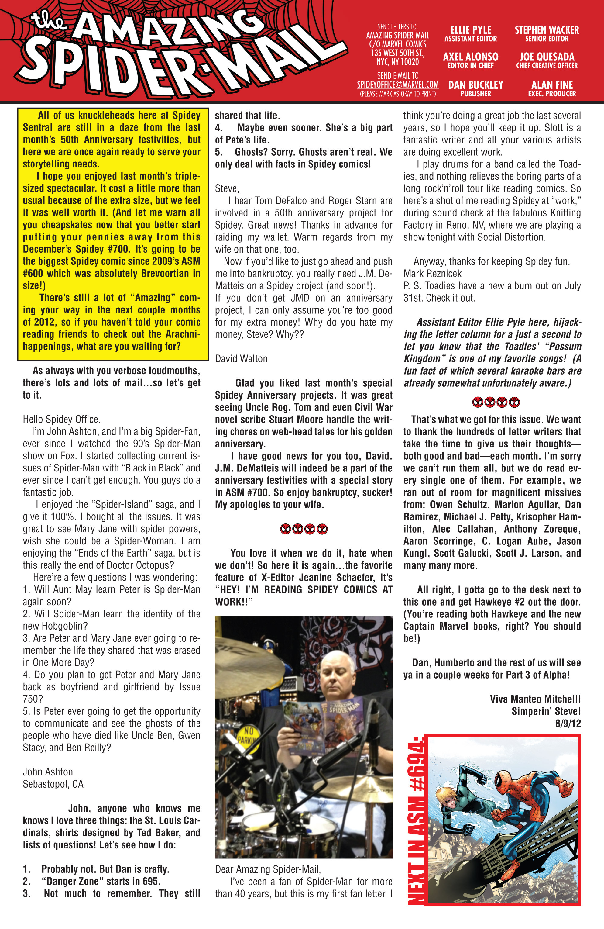 Read online The Amazing Spider-Man (1963) comic -  Issue #693 - 23