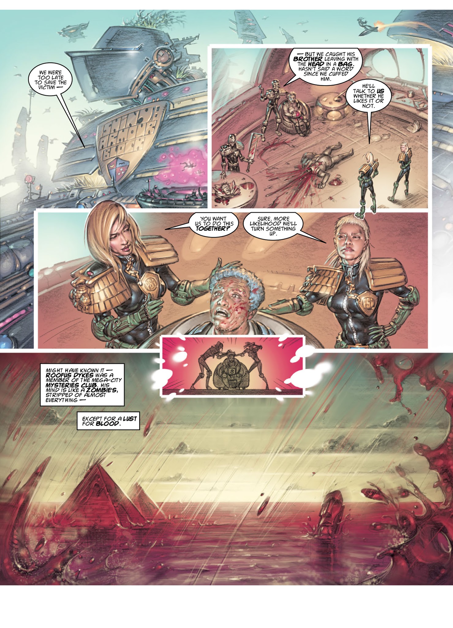 Read online Judge Anderson: The Psi Files comic -  Issue # TPB 5 - 253