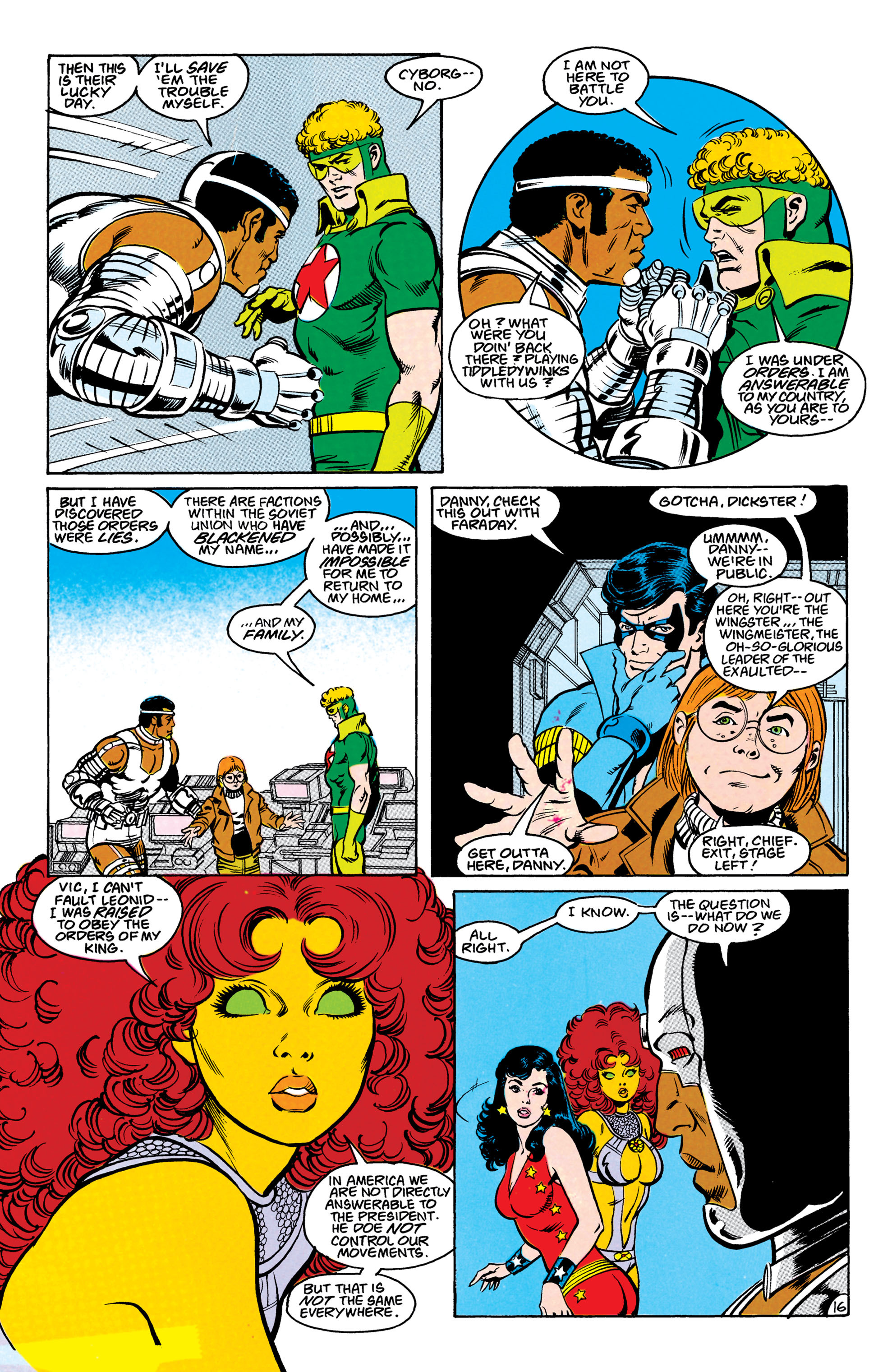 Read online The New Teen Titans (1984) comic -  Issue #49 - 17