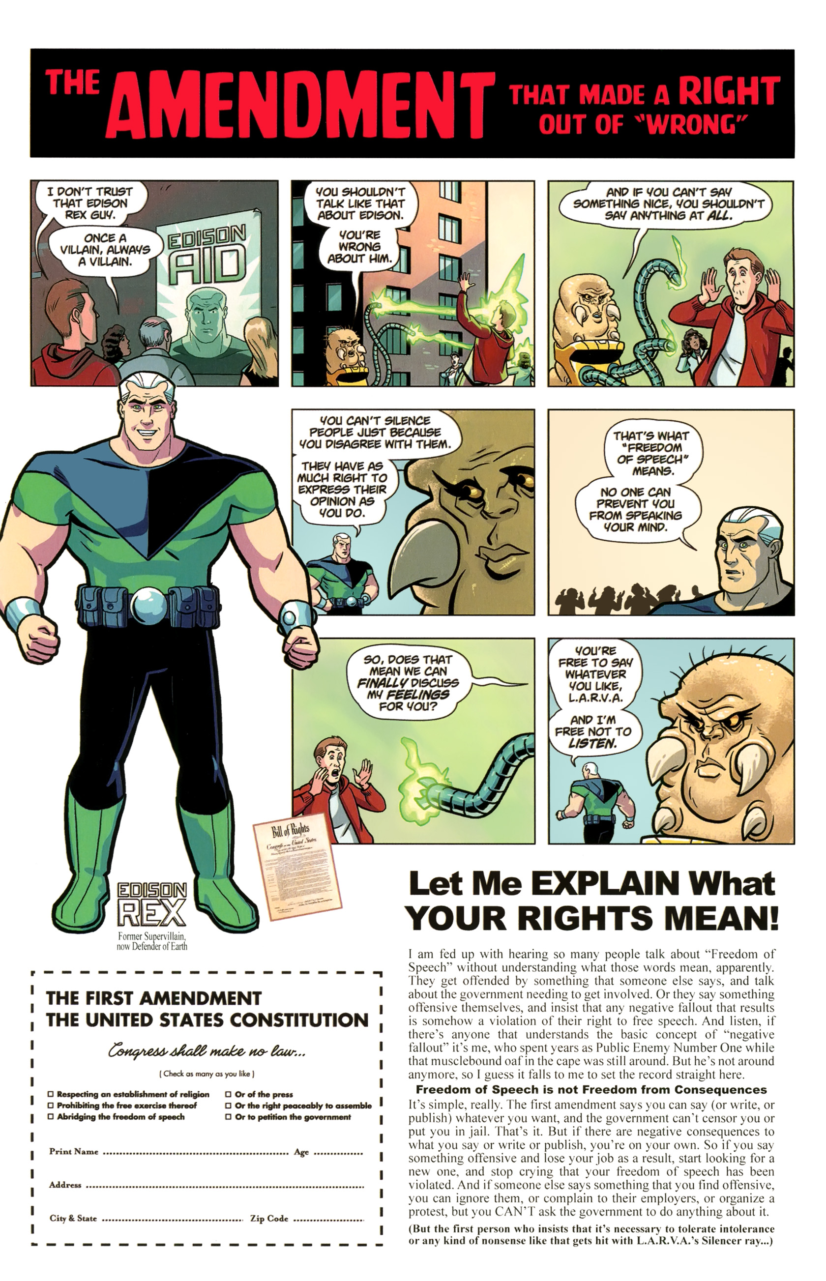 Read online Free Comic Book Day 2014 comic -  Issue # Defend Comics - 4